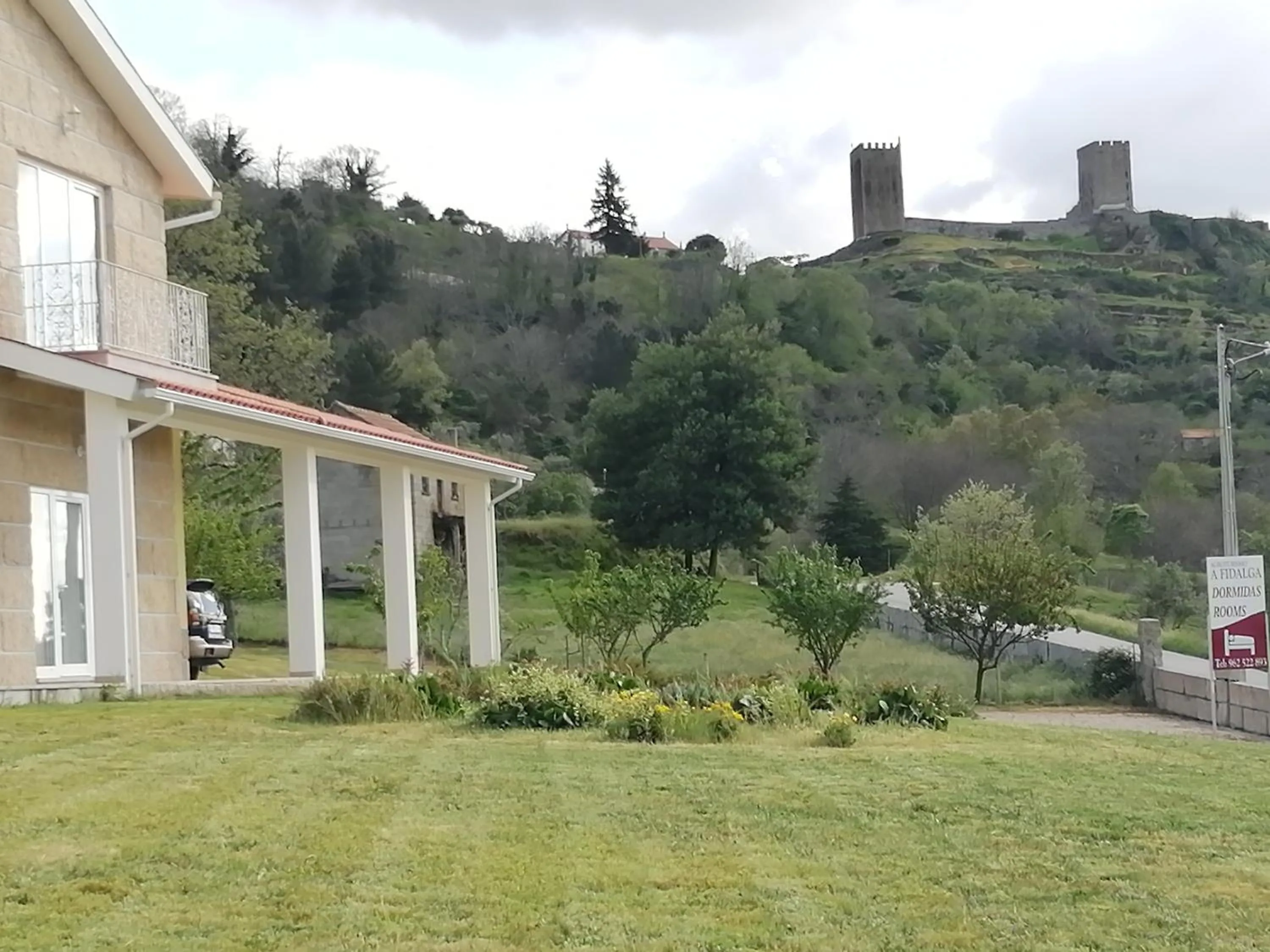 Garden view in Agroturismo A Fidalga