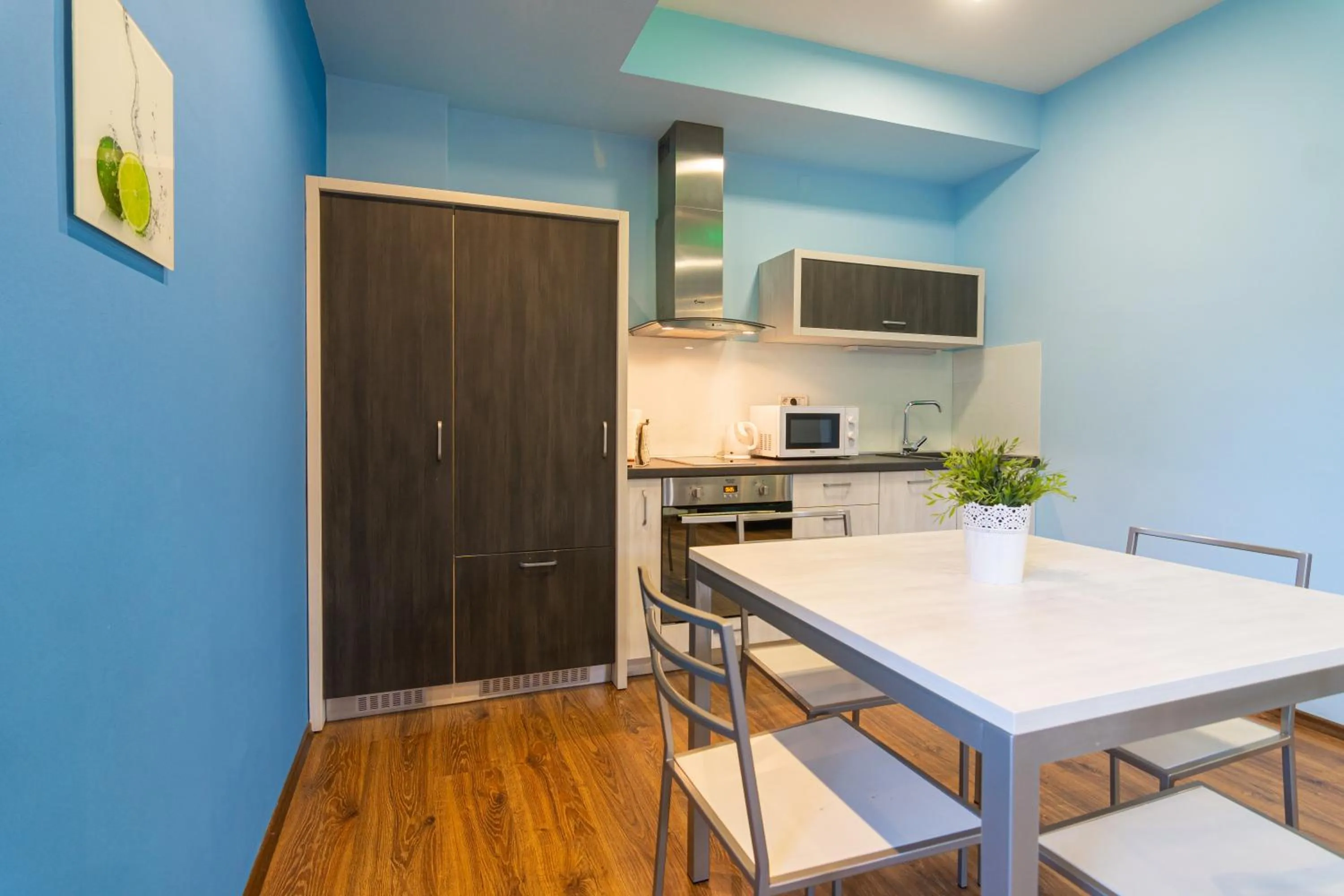 Kitchen or kitchenette in Joan Apartments & Spa