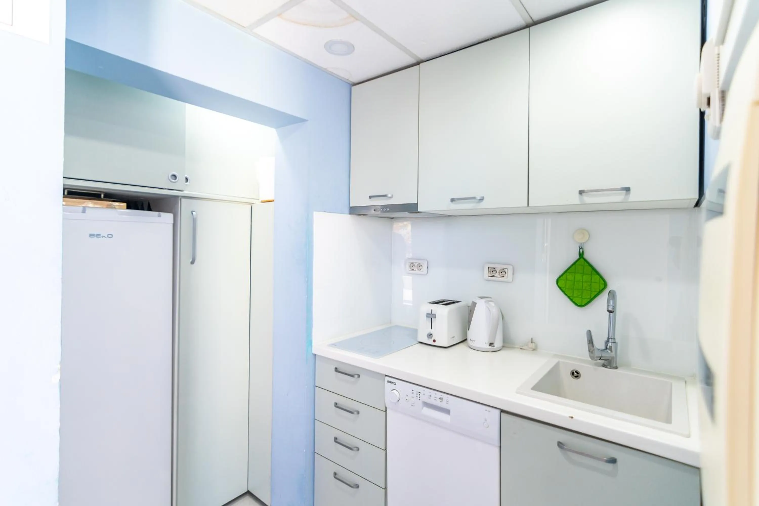 Kitchen or kitchenette in Joan Apartments & Spa