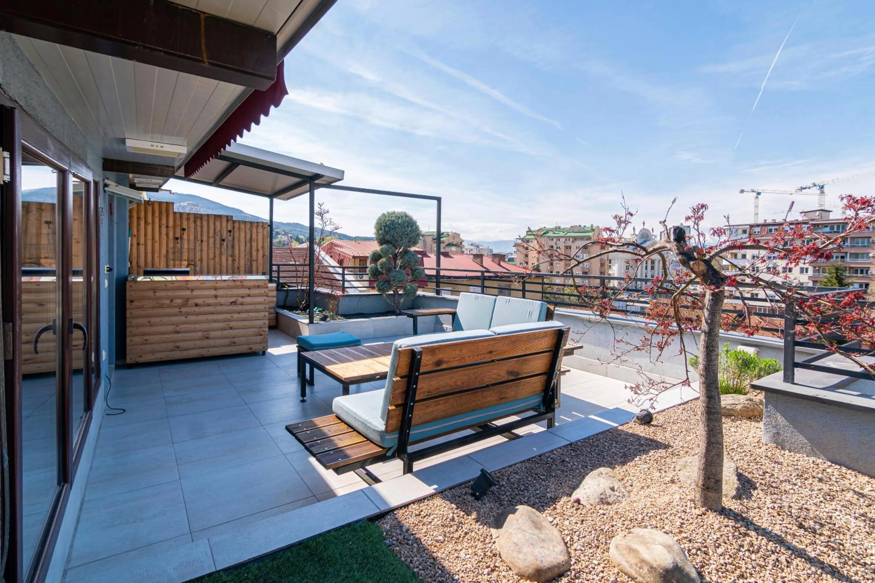 Balcony/Terrace in Joan Apartments & Spa