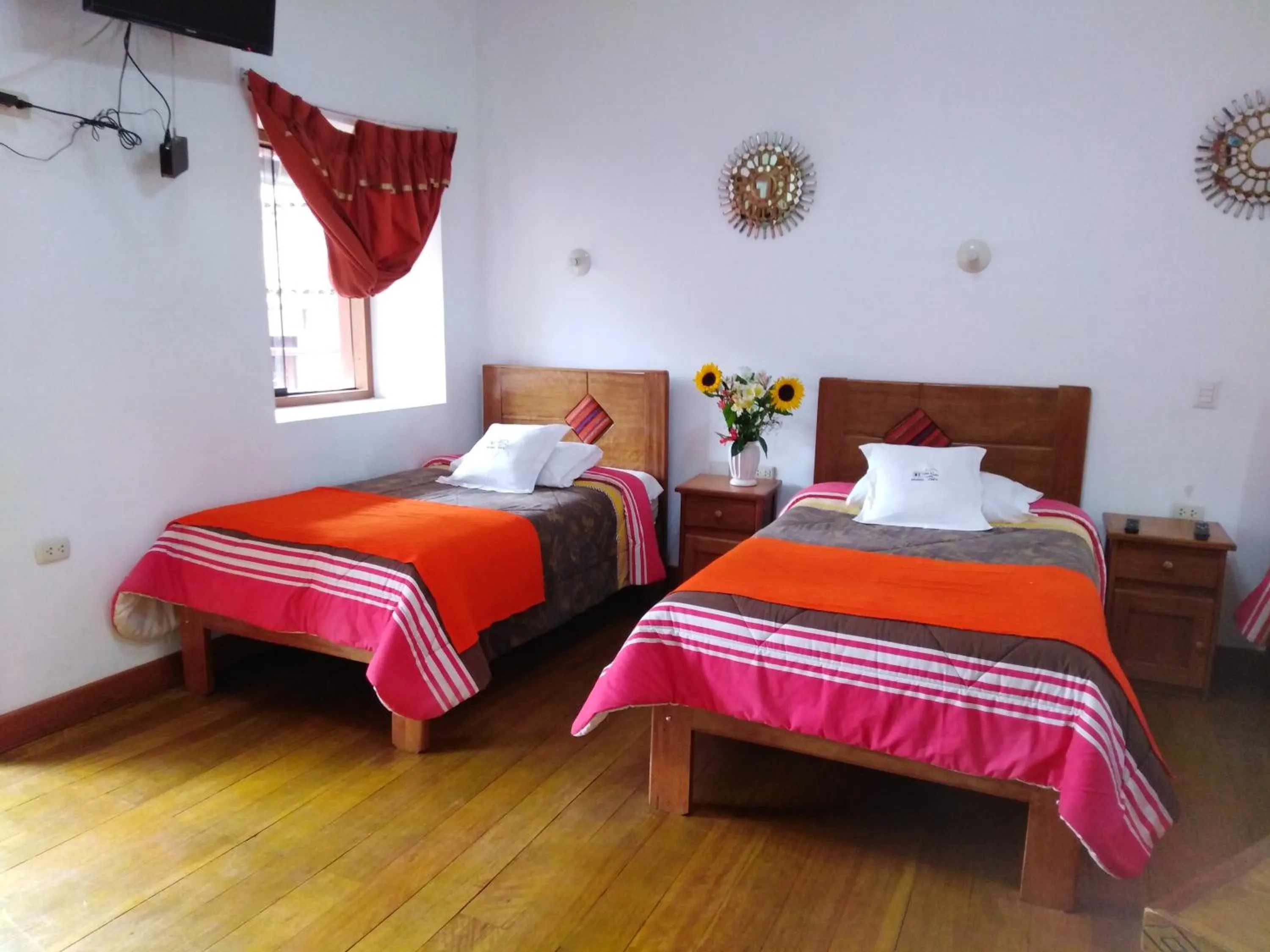 Decorative detail, Bed in Casa San Pedro Cusco