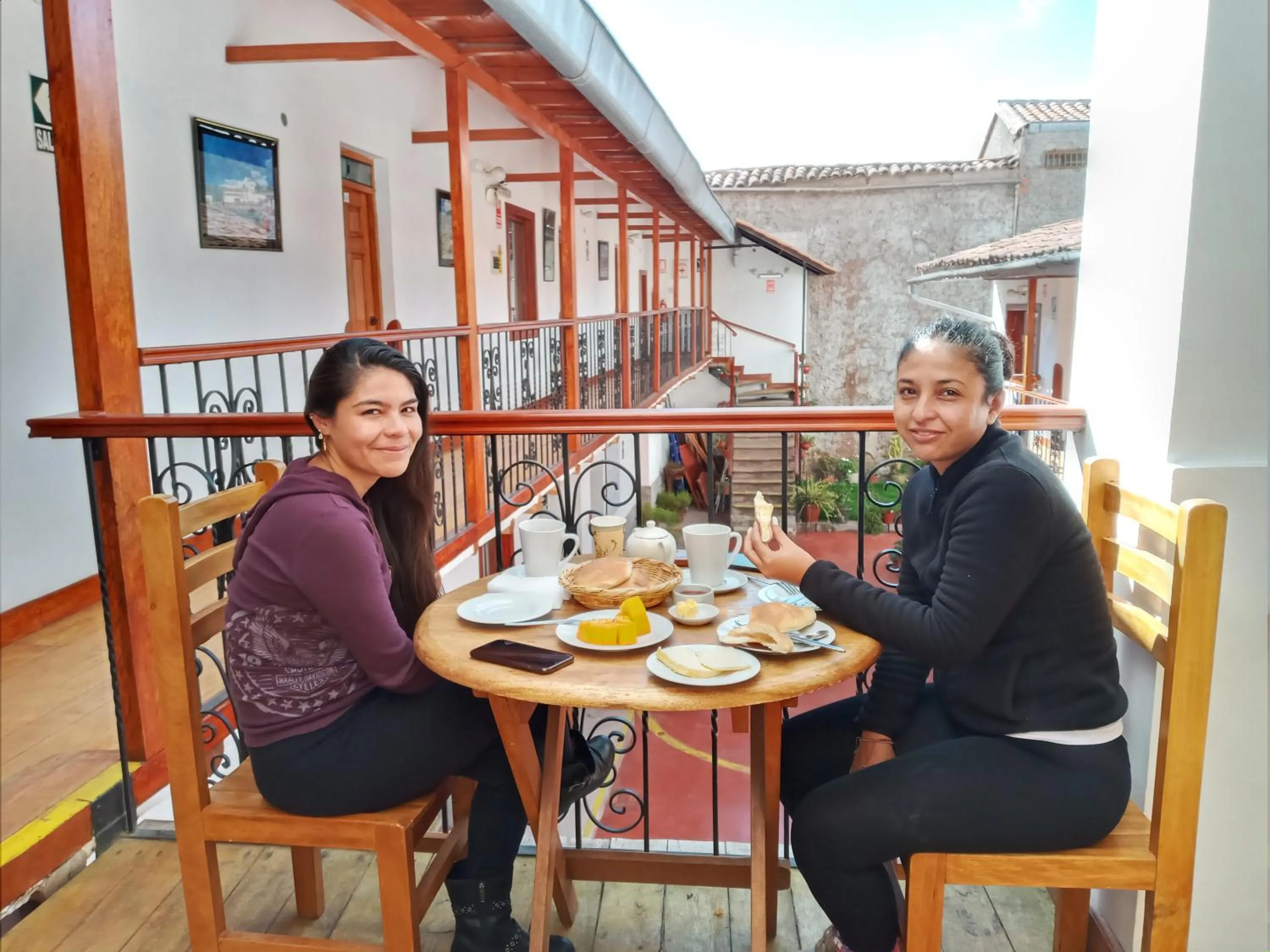 Breakfast in Casa San Pedro Cusco
