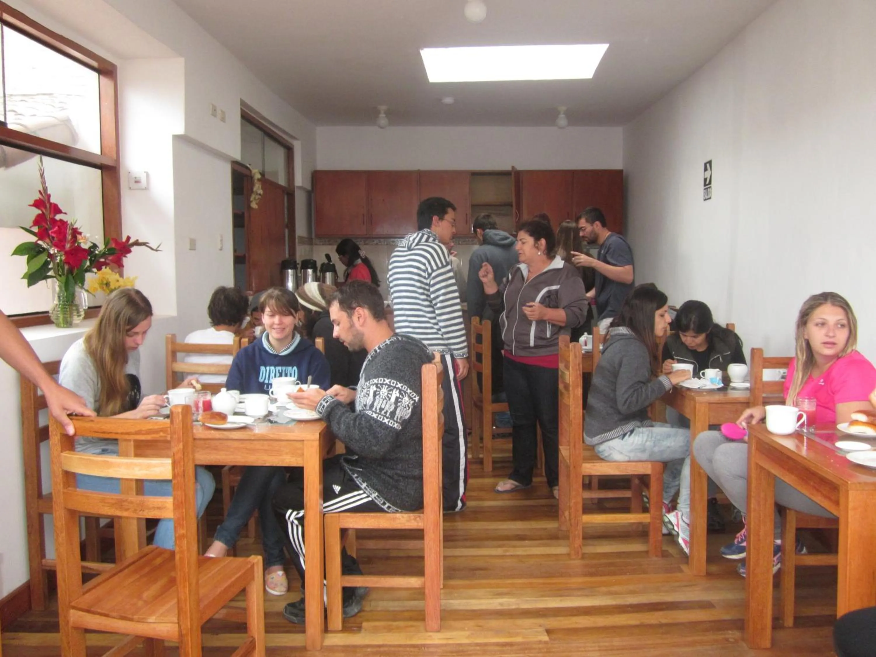 group of guests in Casa San Pedro Cusco