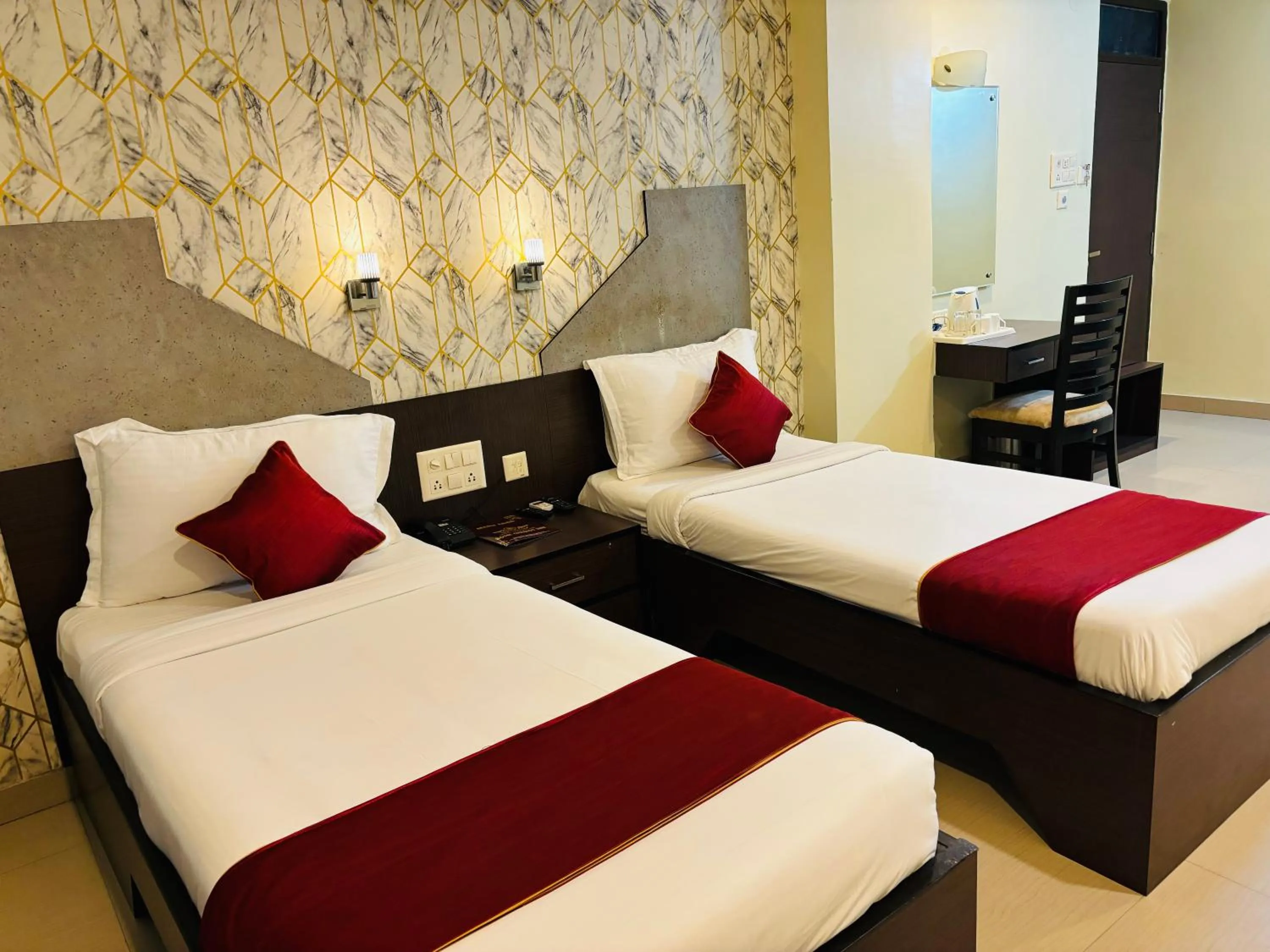 Bed in Hotel Chariot Inn Patna