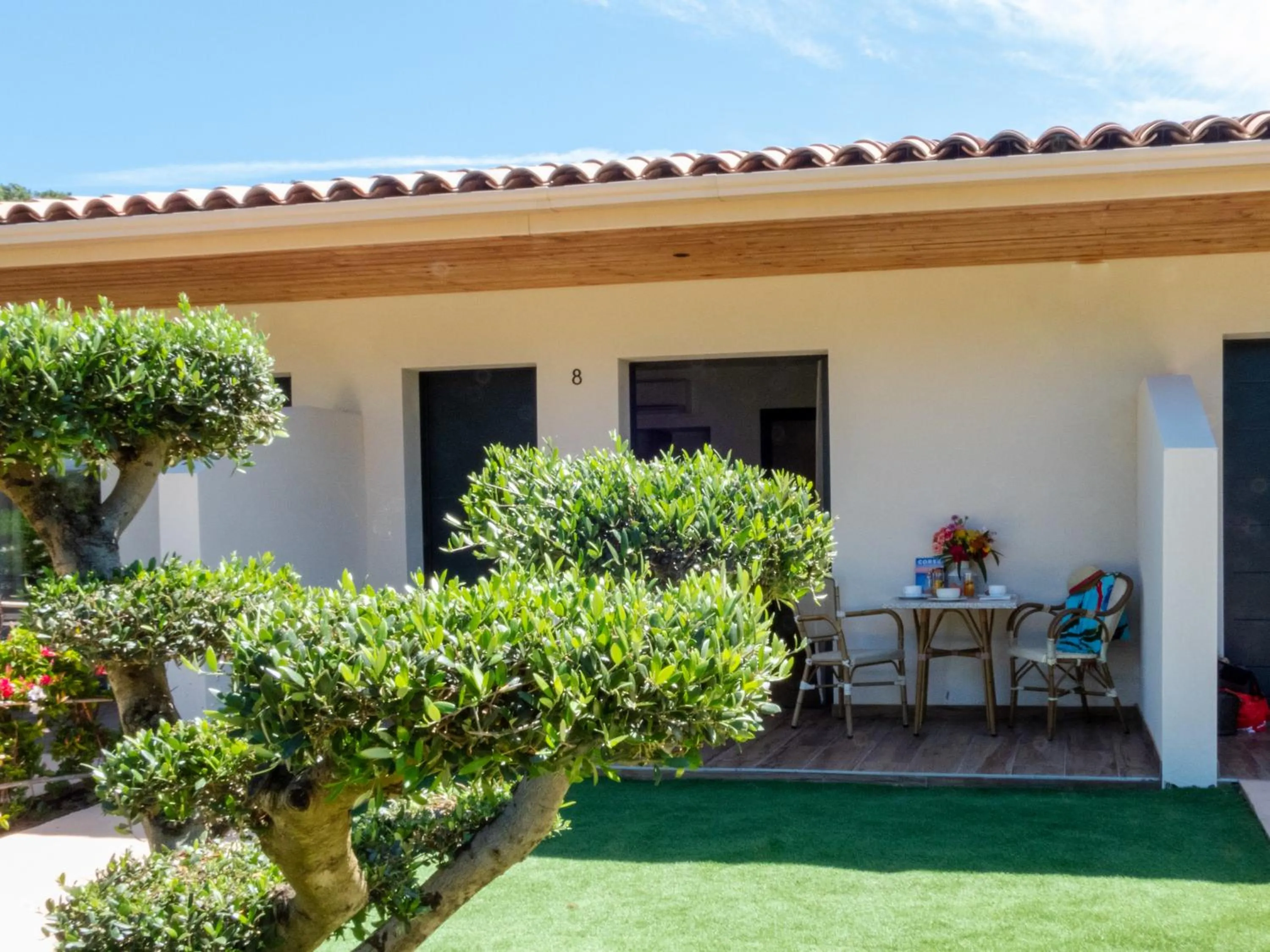 Patio in Hôtel Padolo