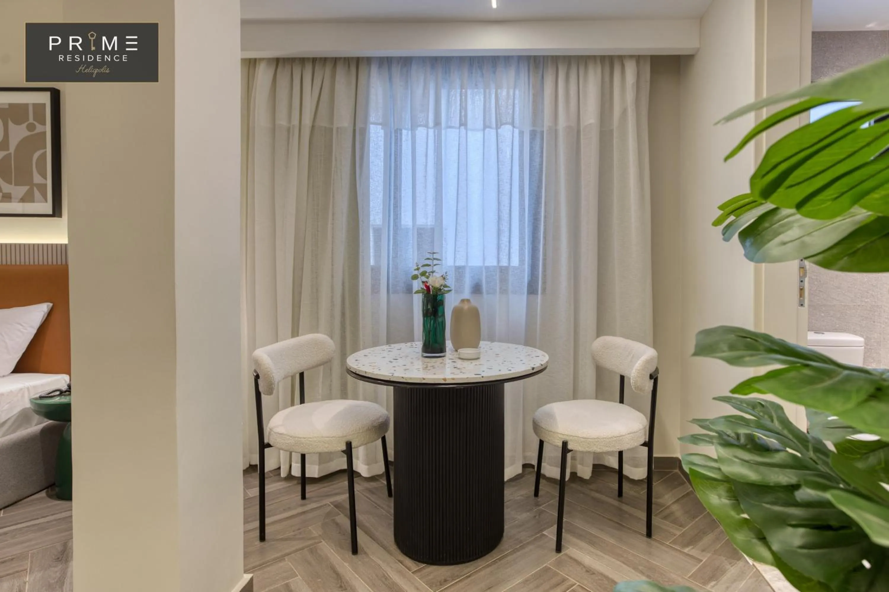 Seating area, Bed in Prime Residence Heliopolis