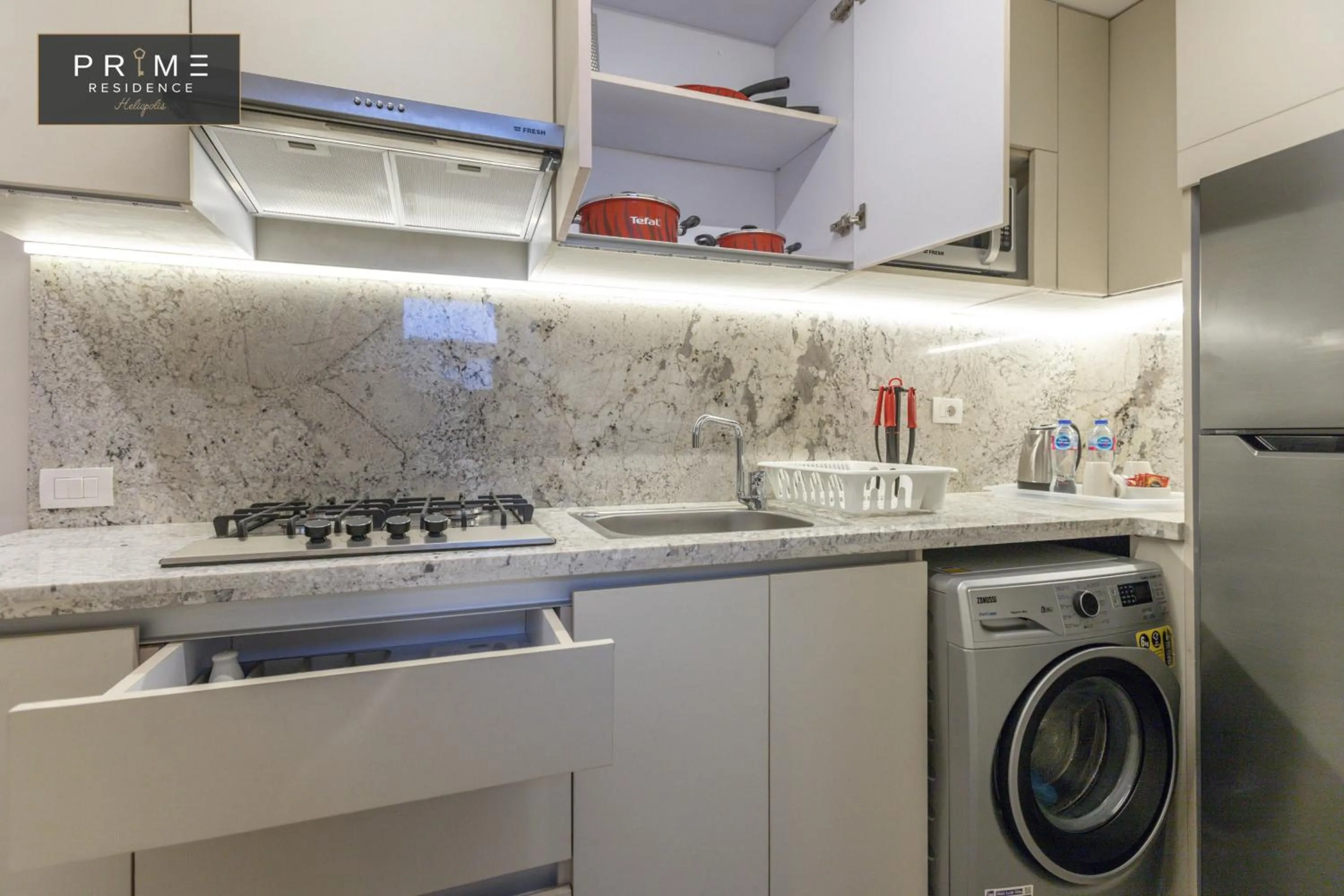 Kitchen or kitchenette in Prime Residence Heliopolis