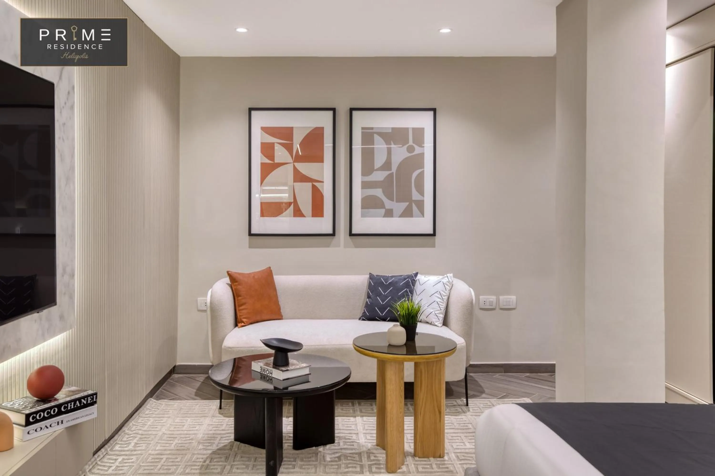 Seating area in Prime Residence Heliopolis