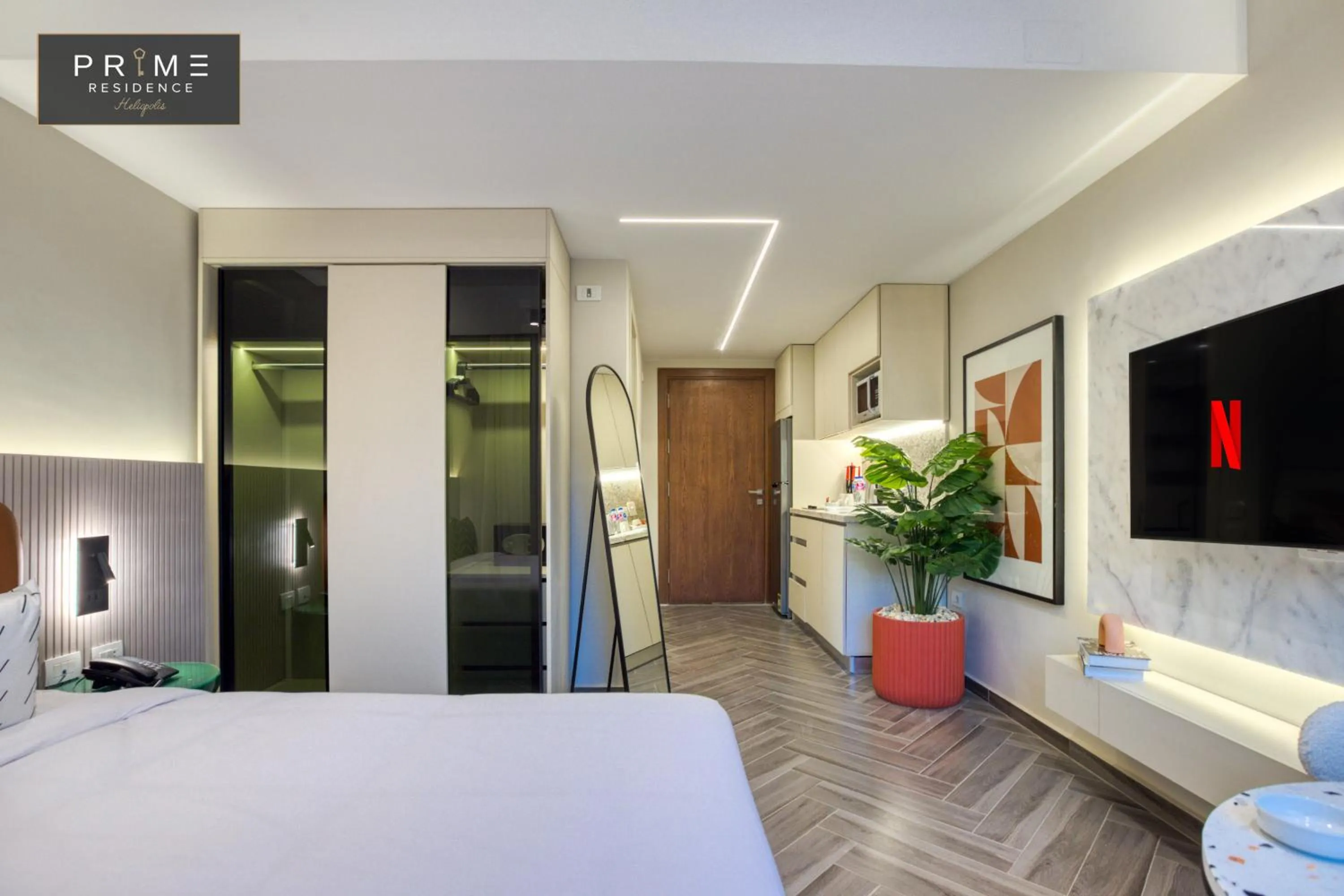 Photo of the whole room, Bed in Prime Residence Heliopolis