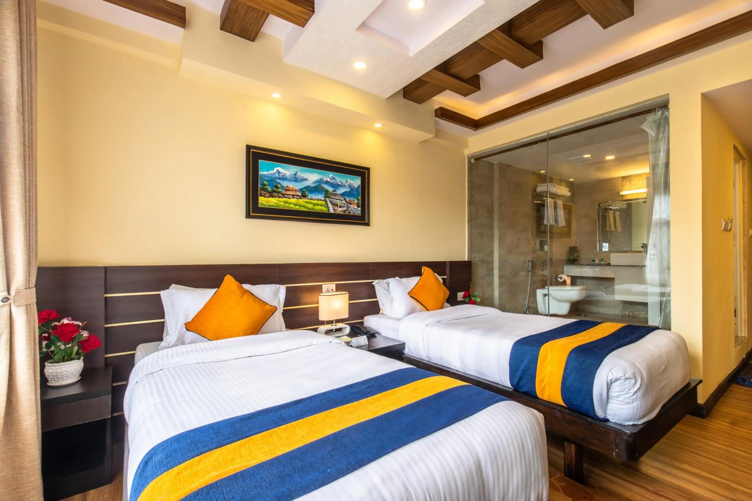 Bed in Devo Boutique Hotel