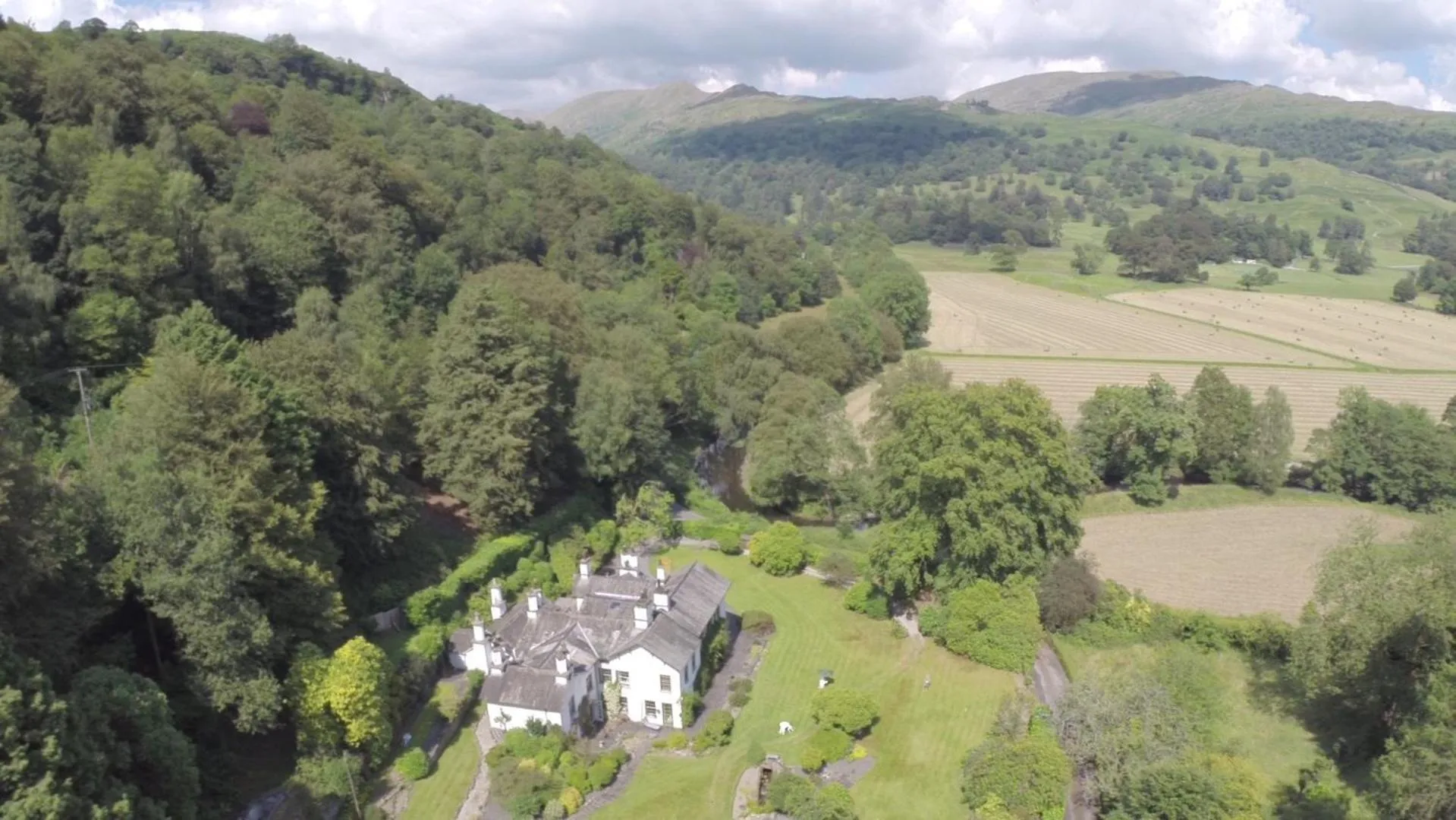 Bird's eye view in Foxghyll Country House