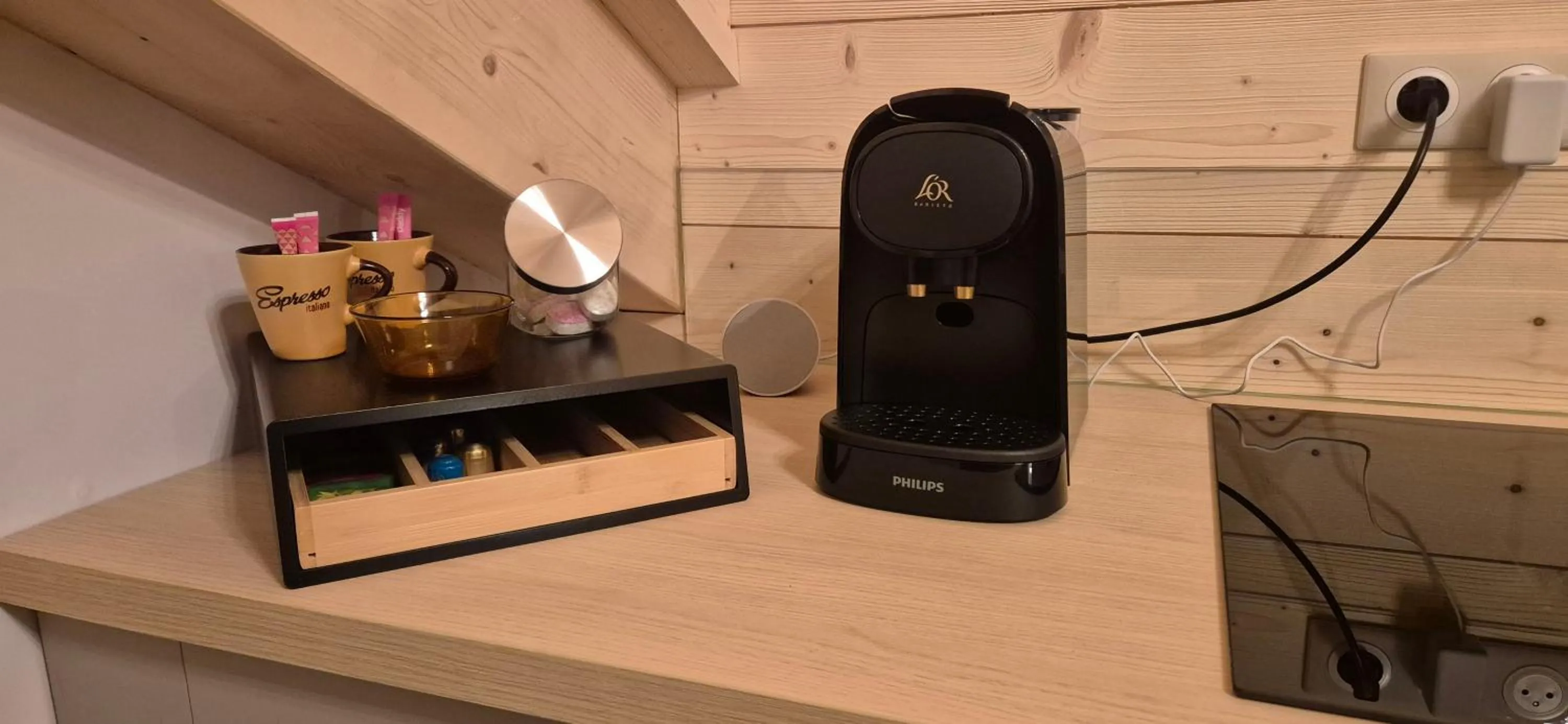 Coffee/tea facilities in L'Or du Lac