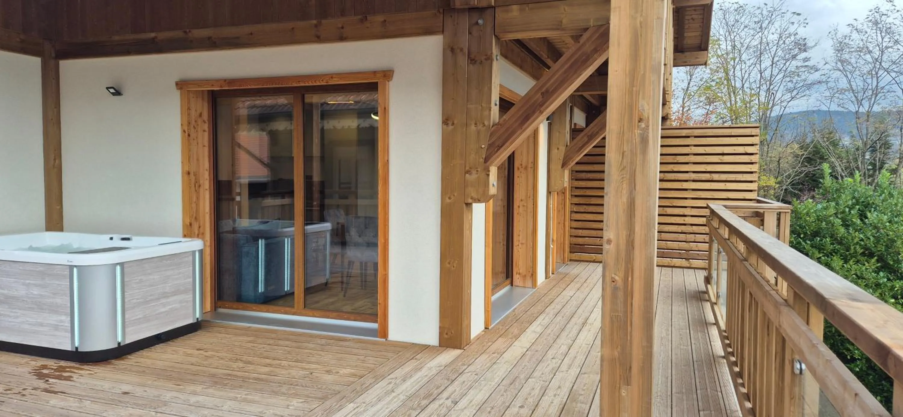 Balcony/Terrace in L'Or du Lac