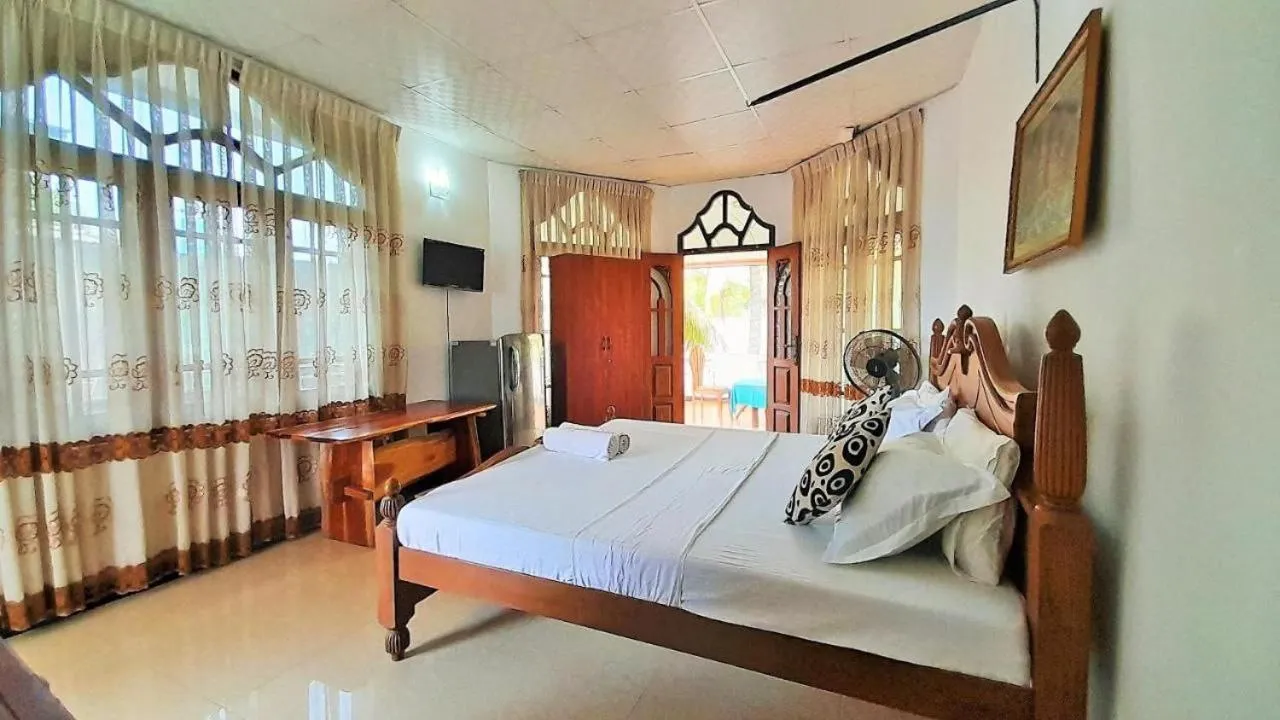 Bed in Bentota River Dilu Villa