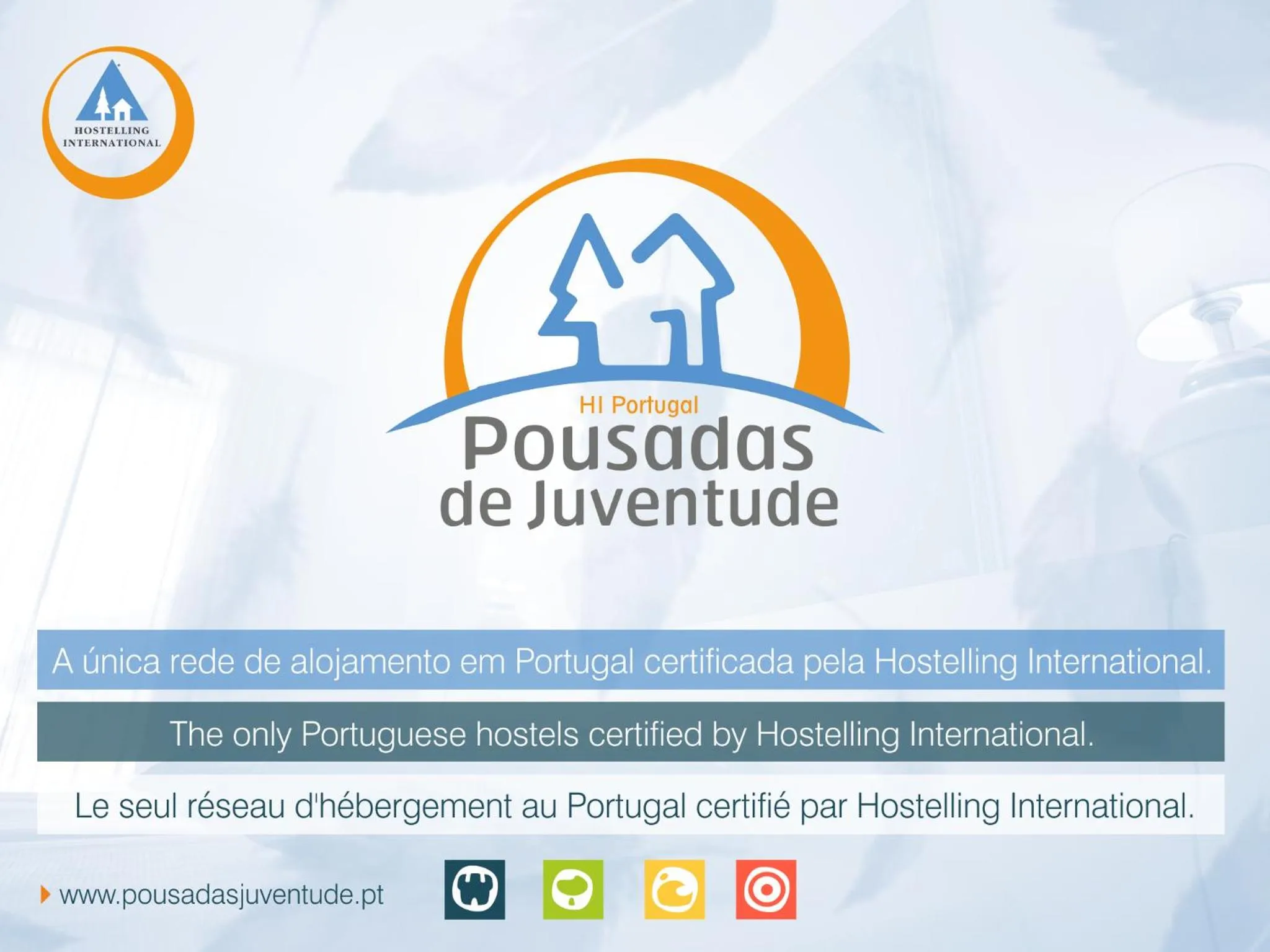 Property logo or sign in HI Faro – Pousada de Juventude