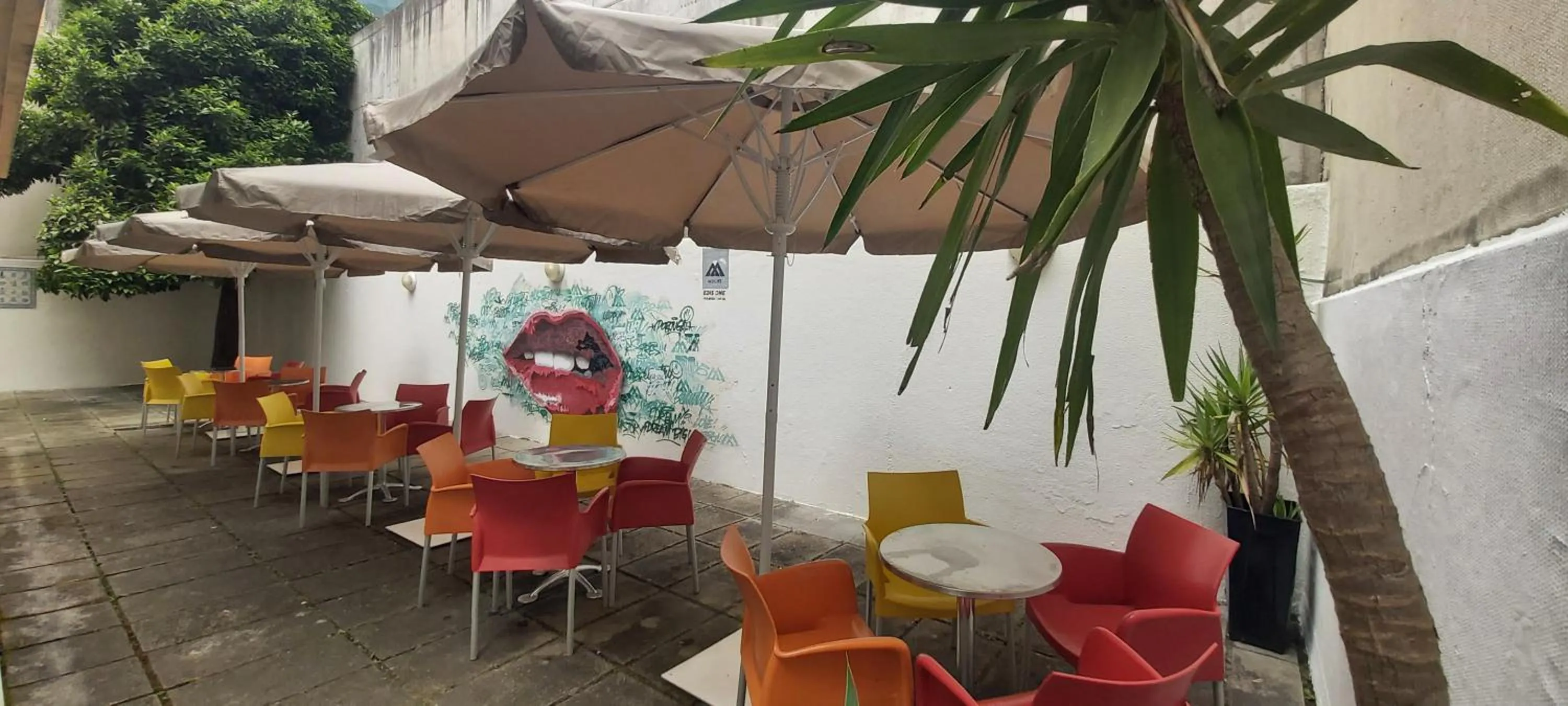 Inner courtyard view in HI Lisboa - Pousada de Juventude