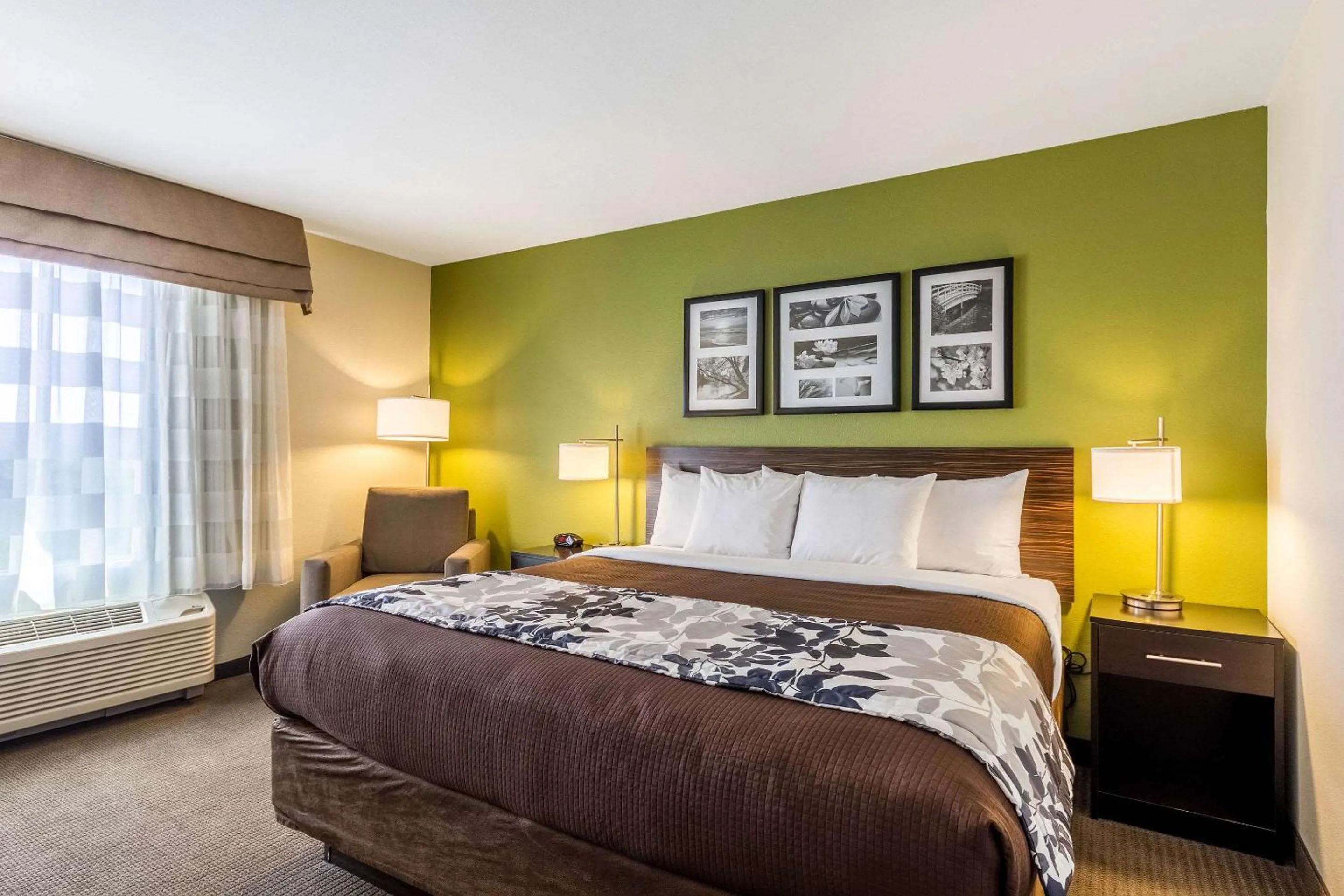 Bedroom, Bed in Sleep Inn & Suites