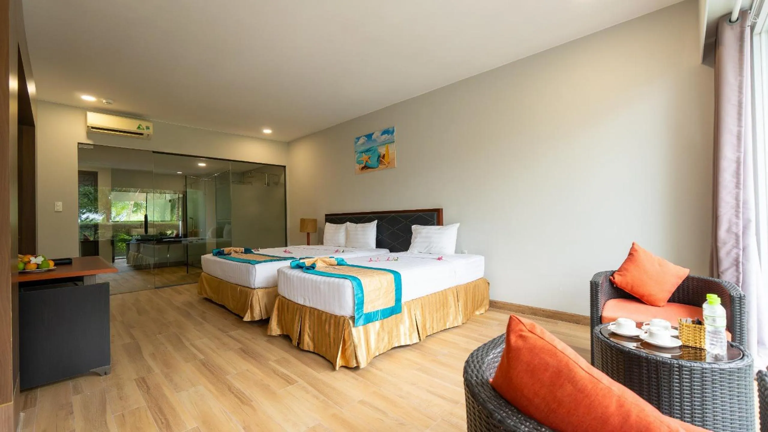 Bedroom, Bed in Sandunes Beach Resort & Spa