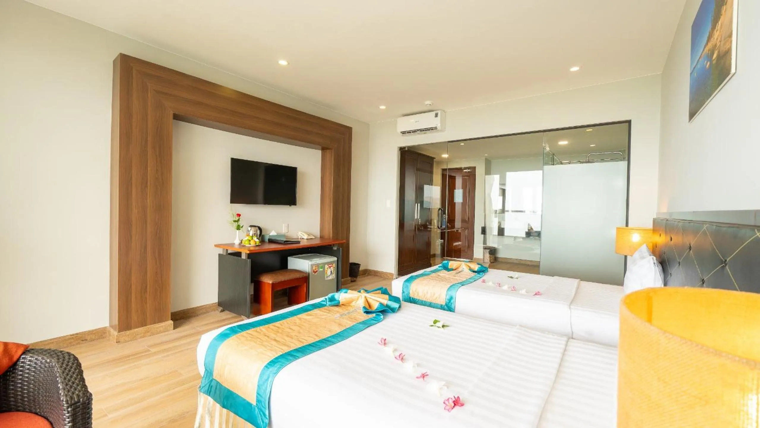 Bedroom, Bed in Sandunes Beach Resort & Spa