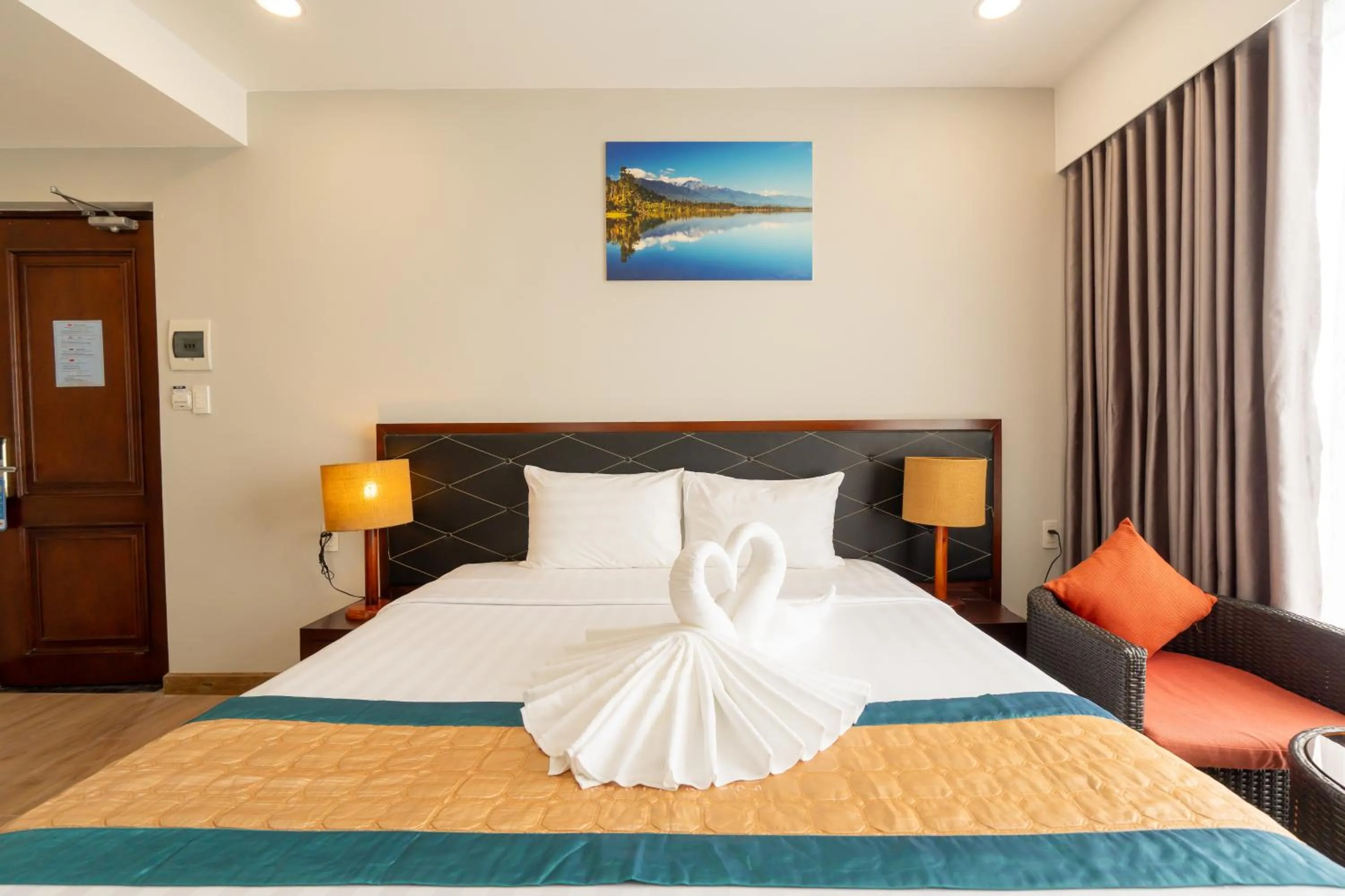 Bedroom, Bed in Sandunes Beach Resort & Spa