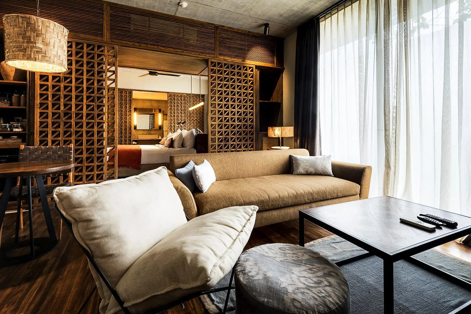 Living room in Bisma Eight Ubud