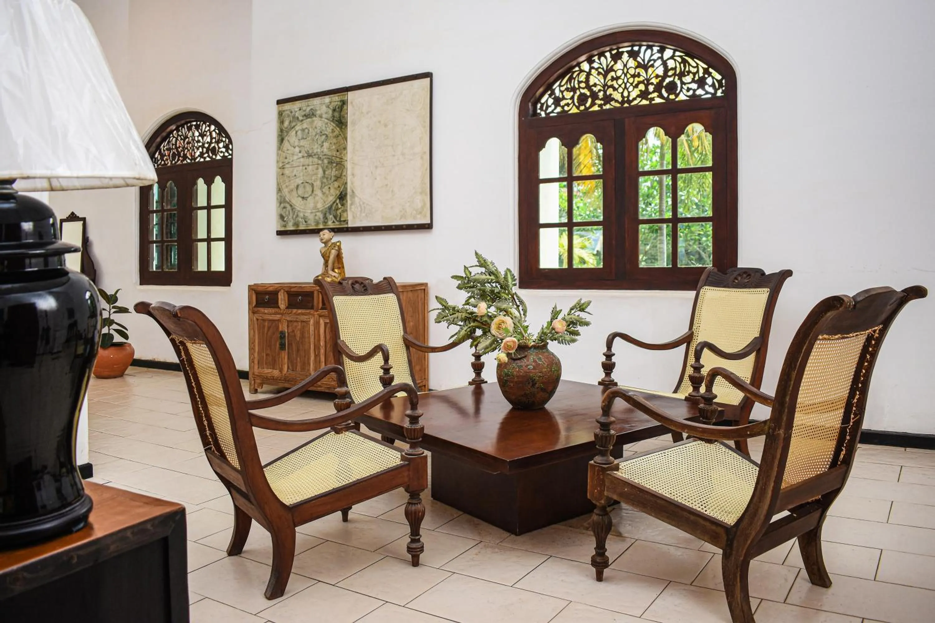 Seating area in Joe's Resort Bentota