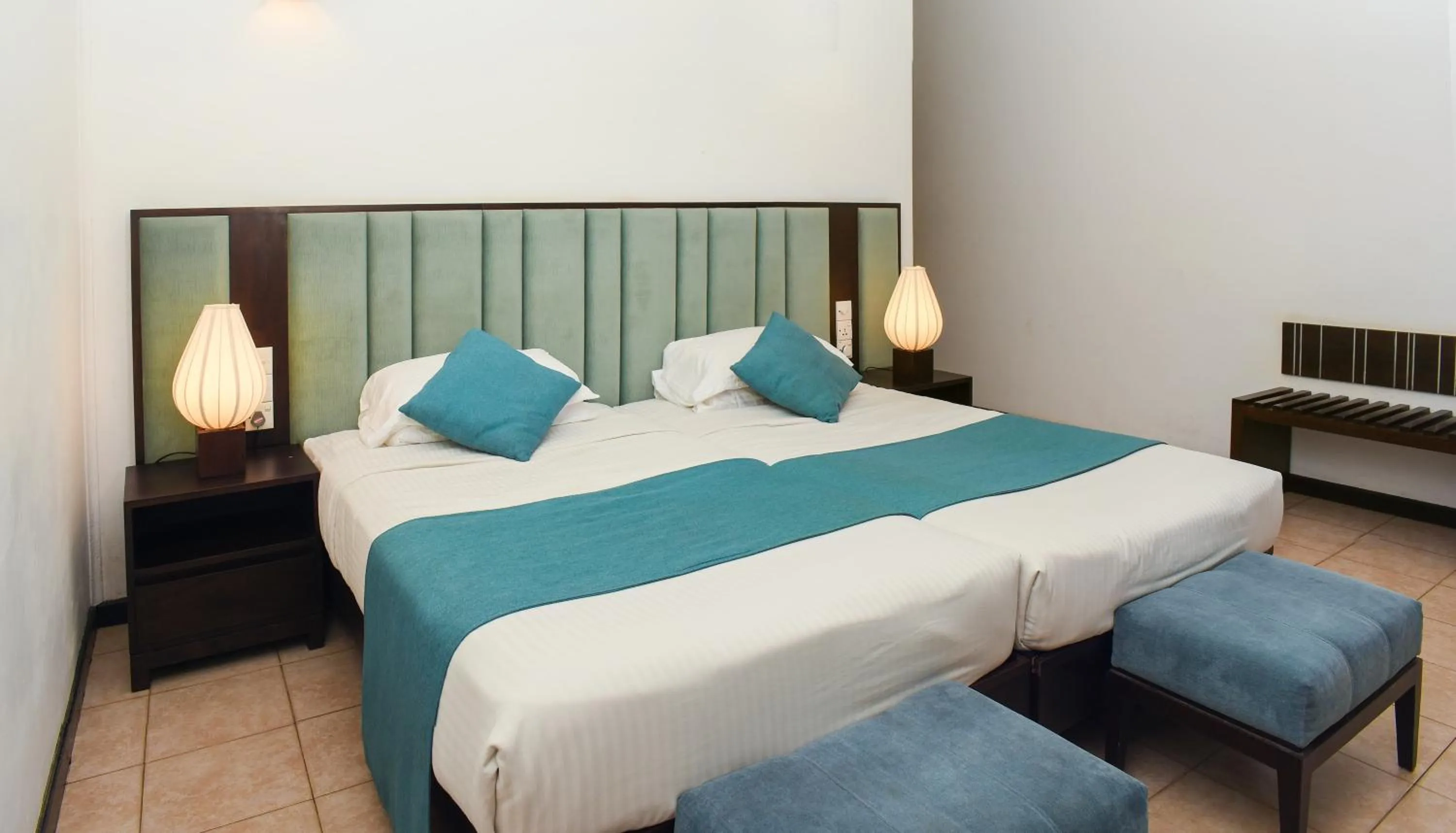 Bed in Joe's Resort Bentota