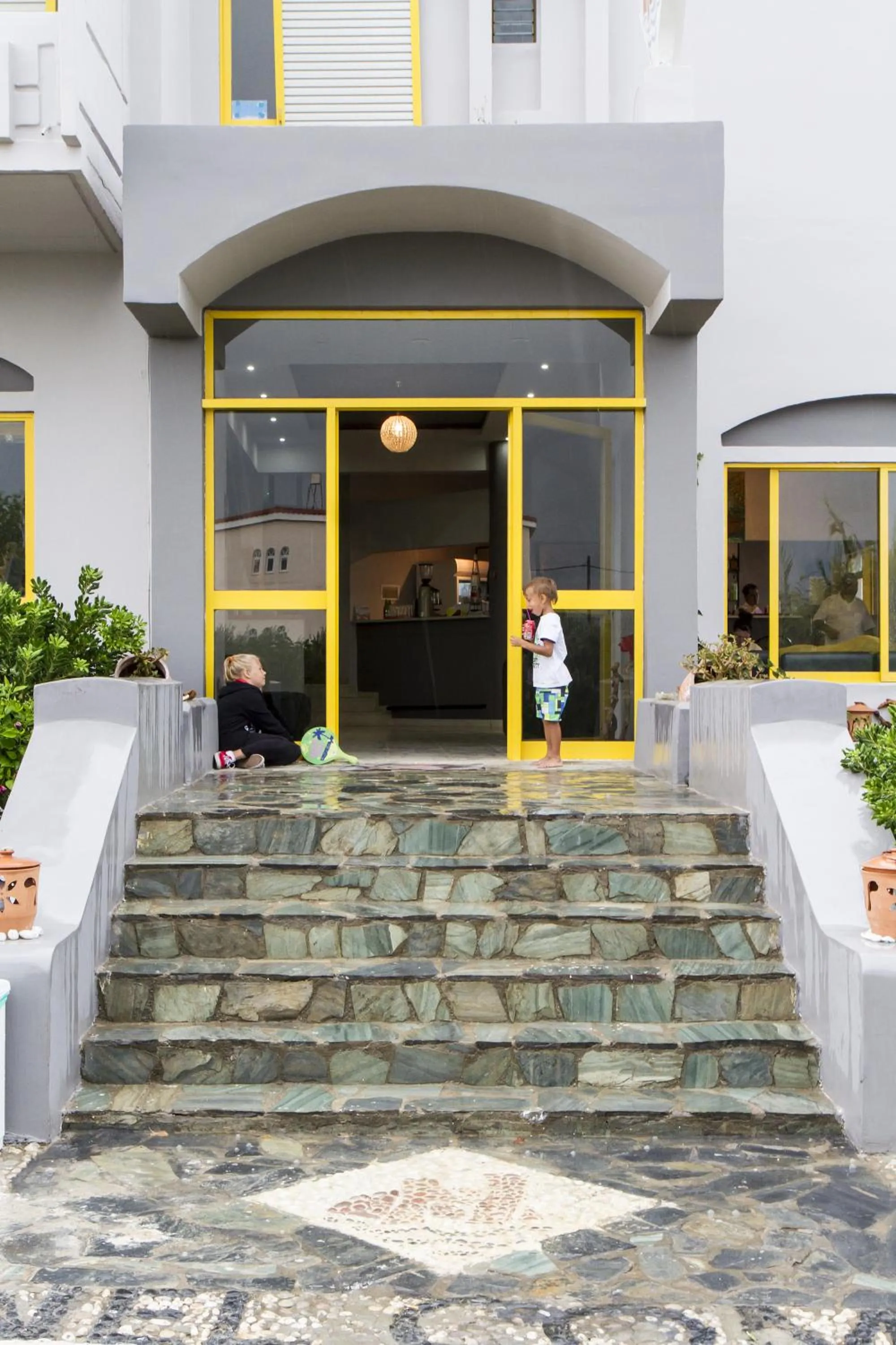 Facade/entrance in Nereides Hotel