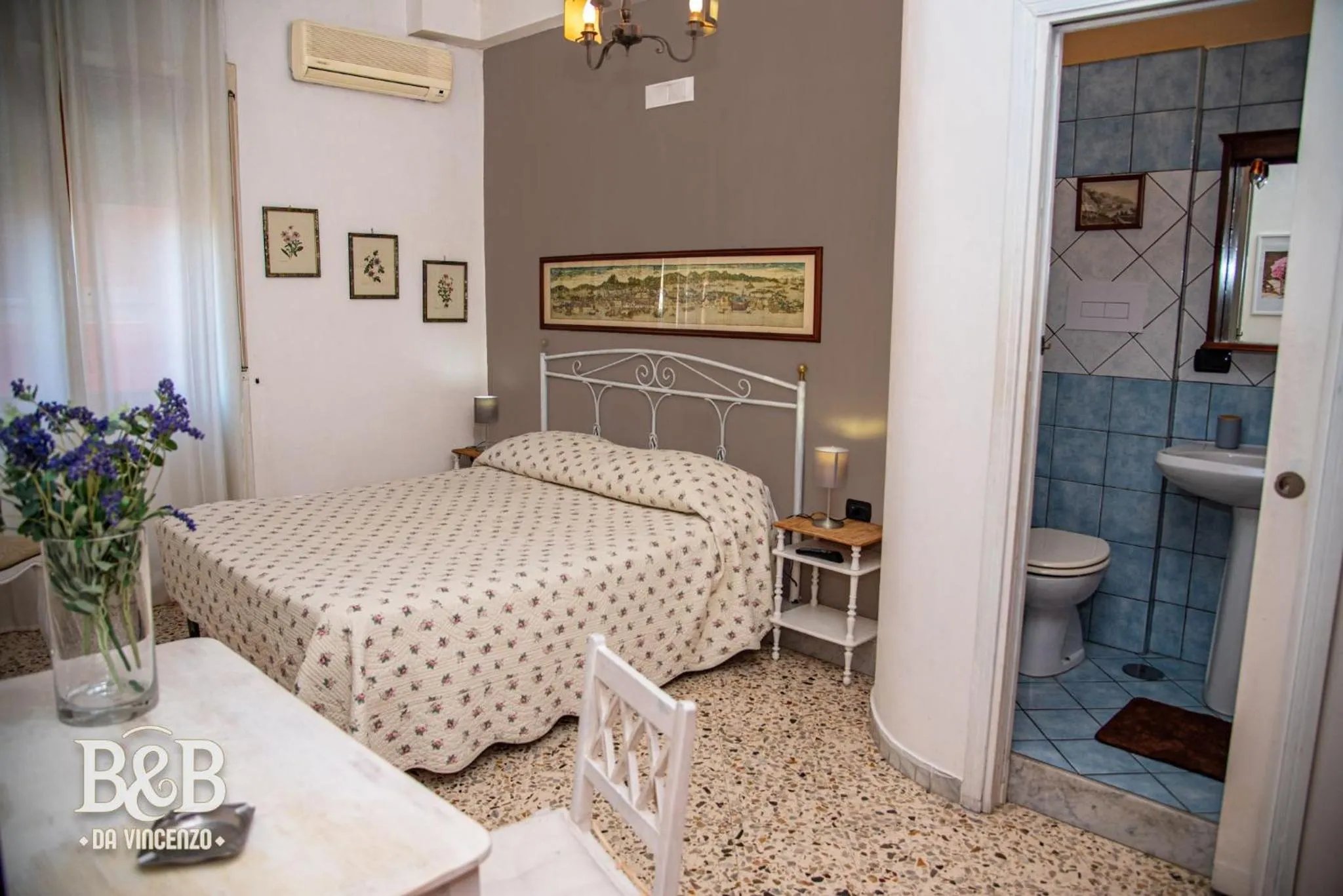 Bed in B&B Da Vincenzo