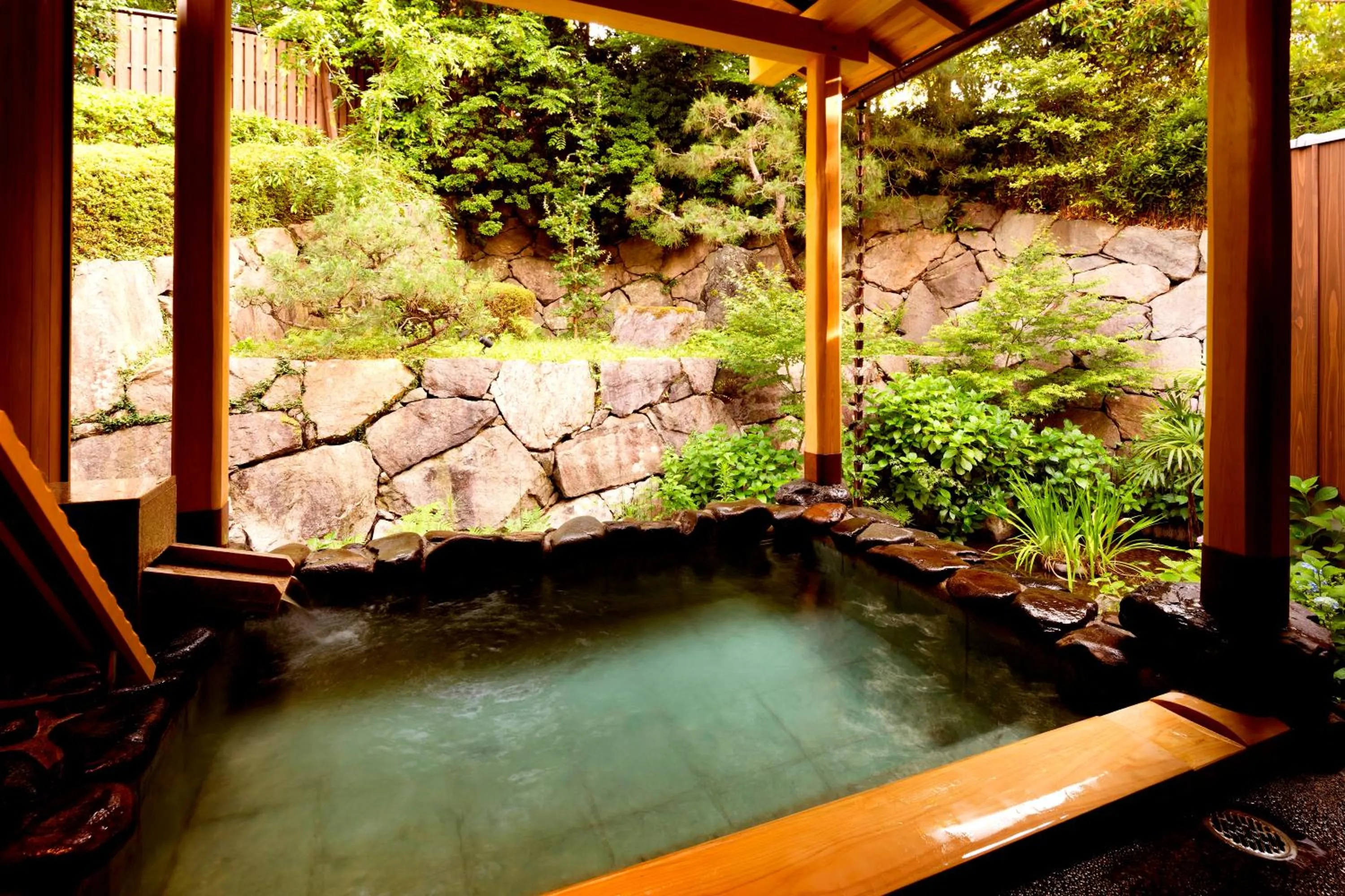 Hot Spring Bath in Kyo Yunohana Resort Suisen