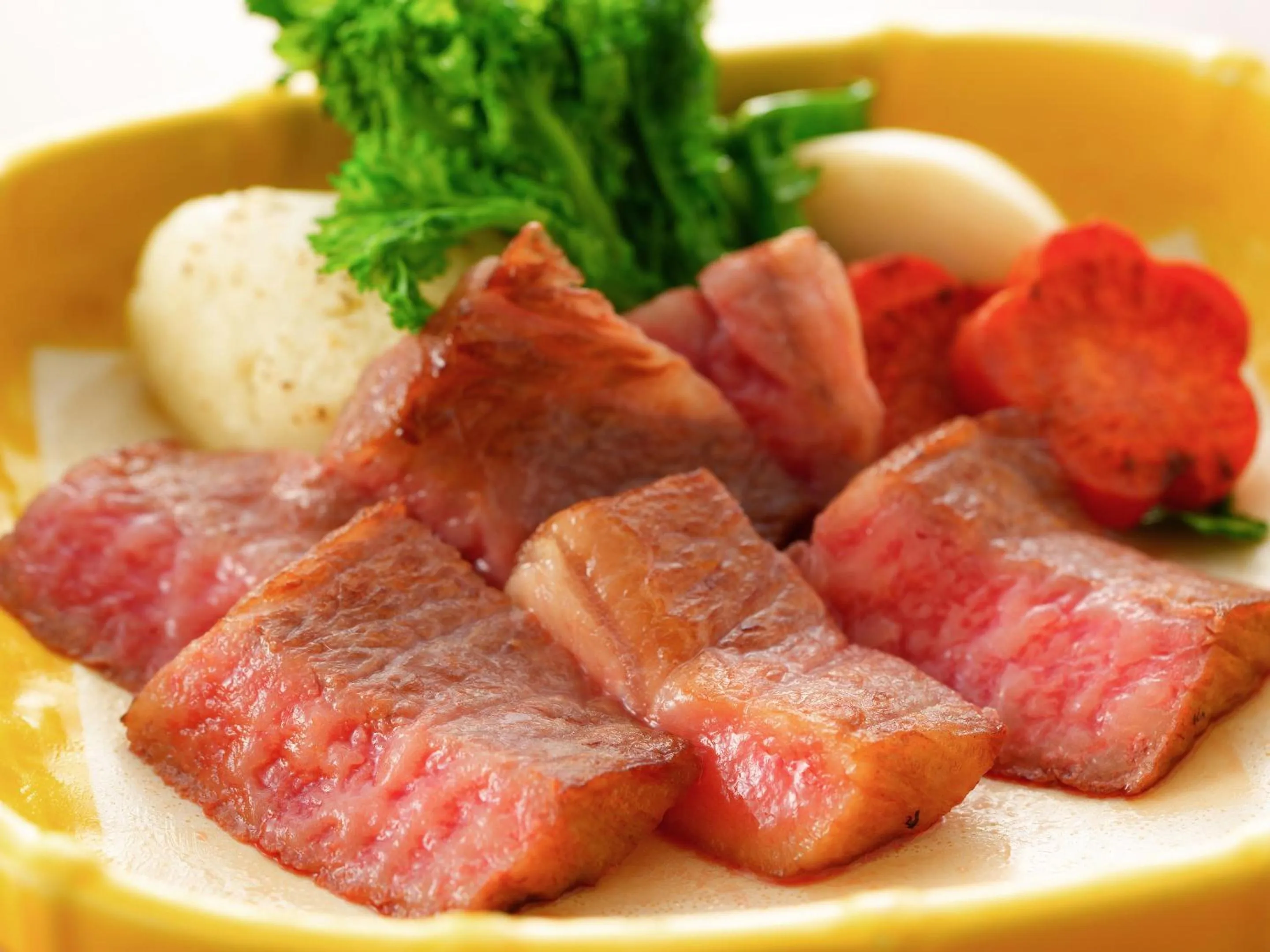 Food in Yufuin Sansuikan