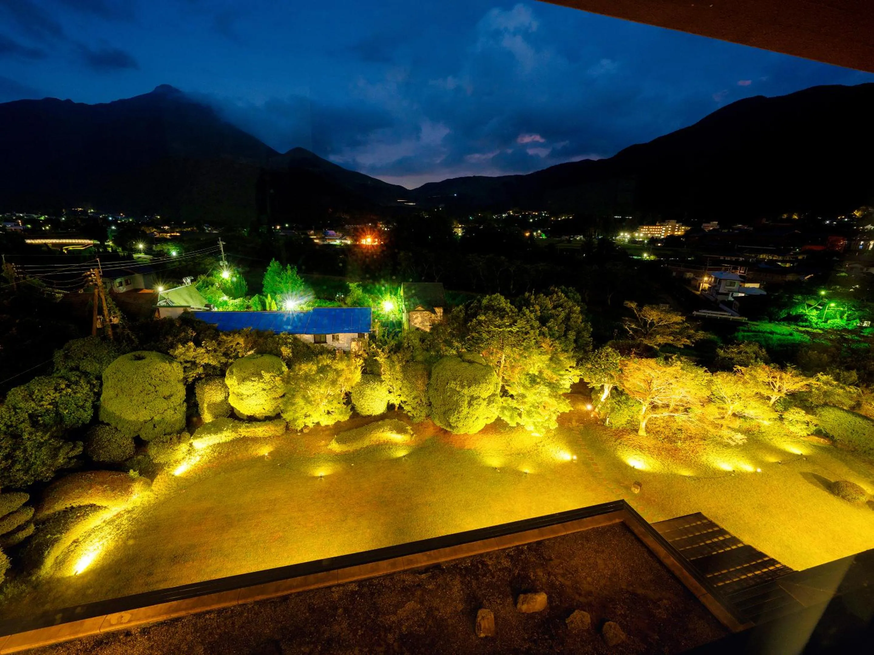 View (from property/room) in Yufuin Sansuikan