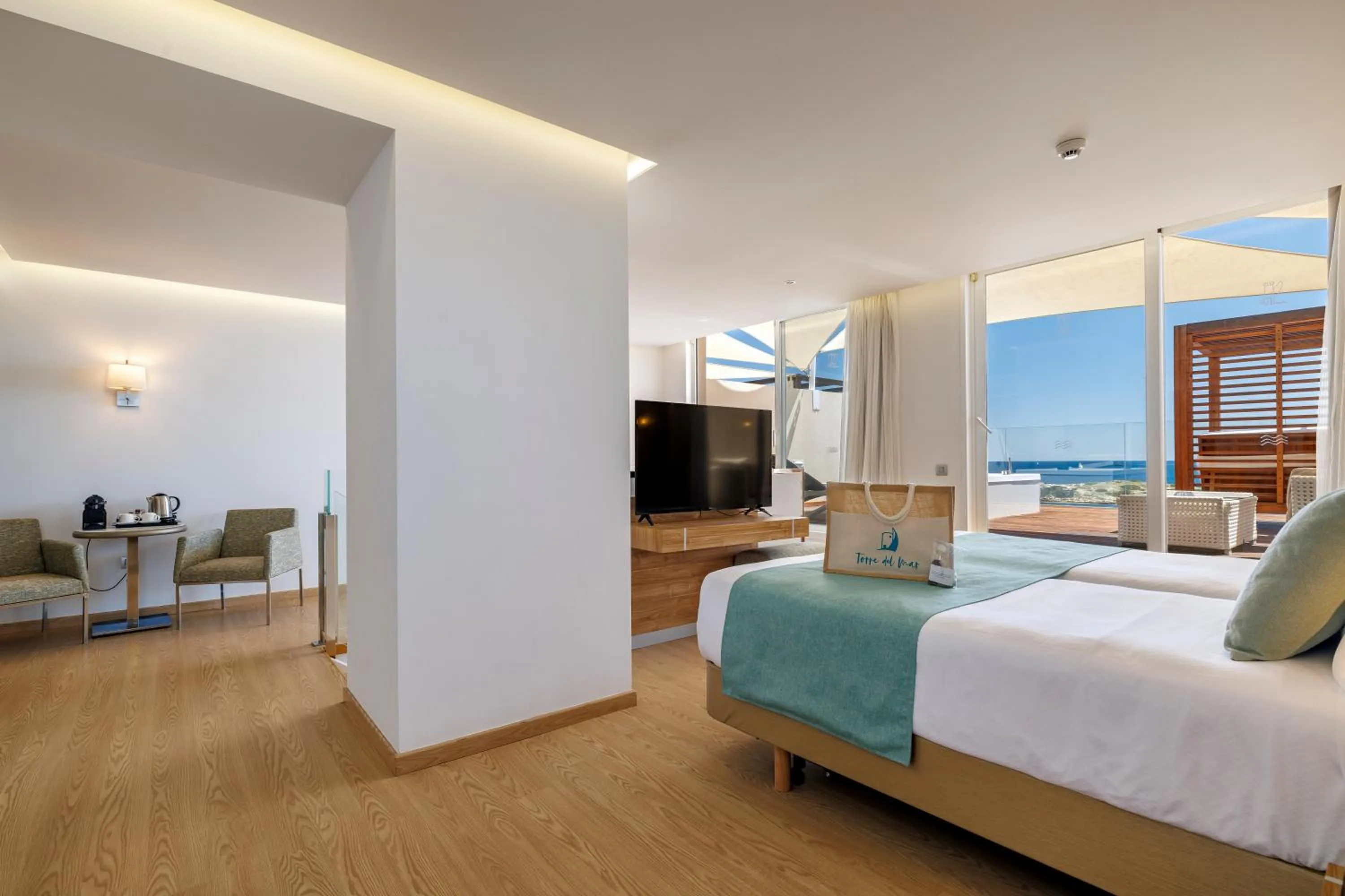 Photo of the whole room, Bed in Hotel Torre del Mar - Ibiza
