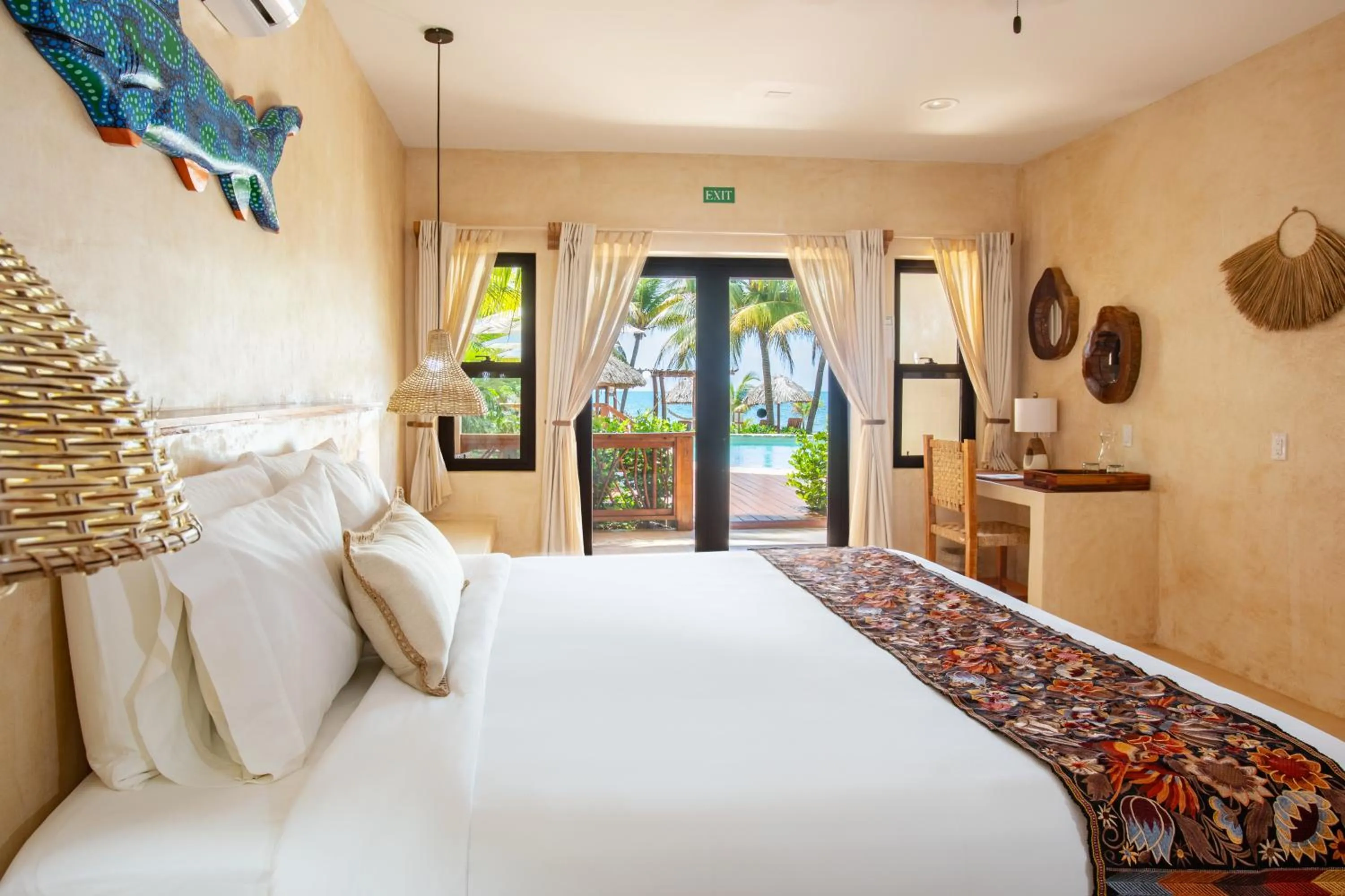 View (from property/room), Bed in Kalimera Beach Hotel