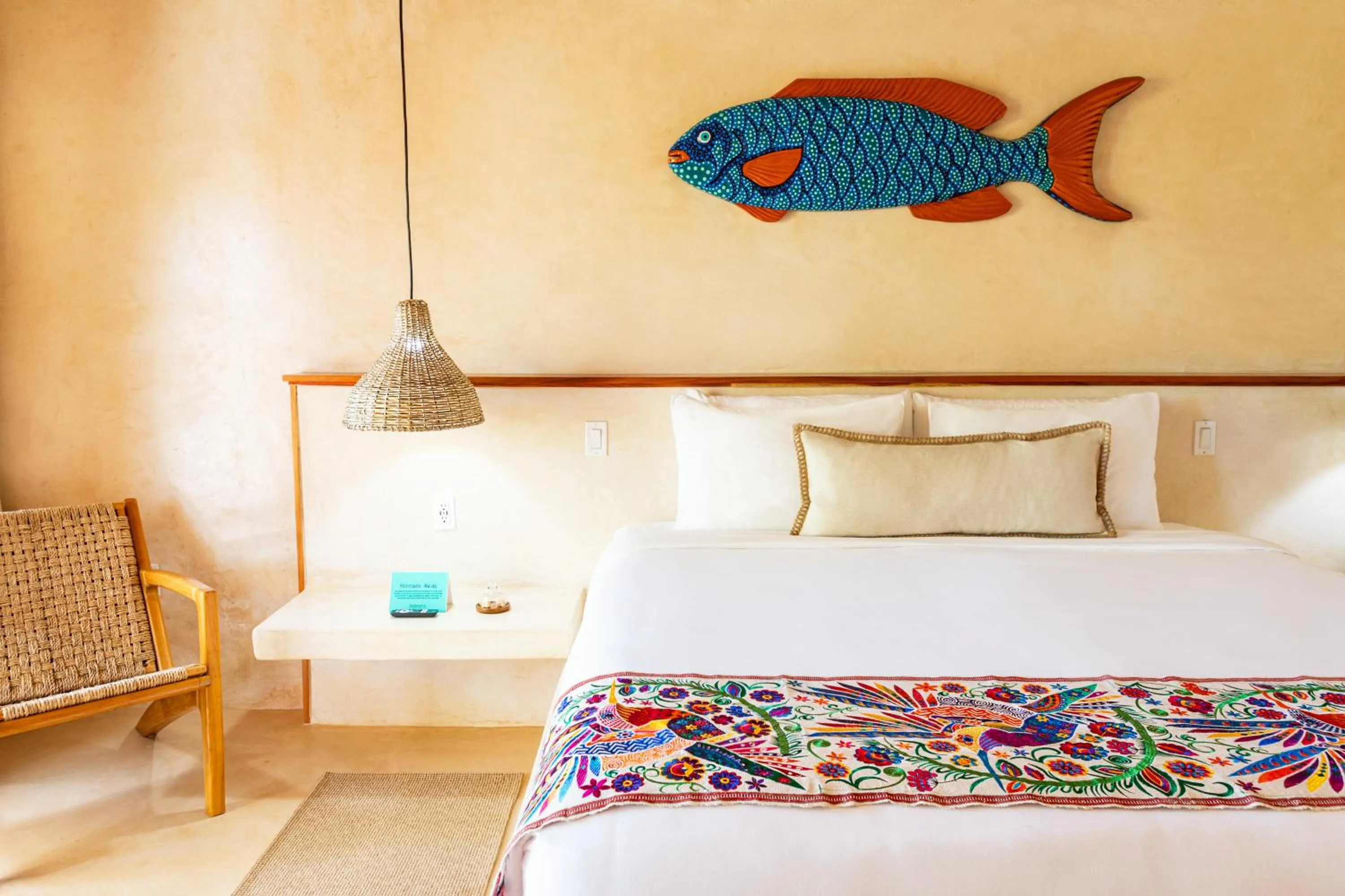 Bed in Kalimera Beach Hotel