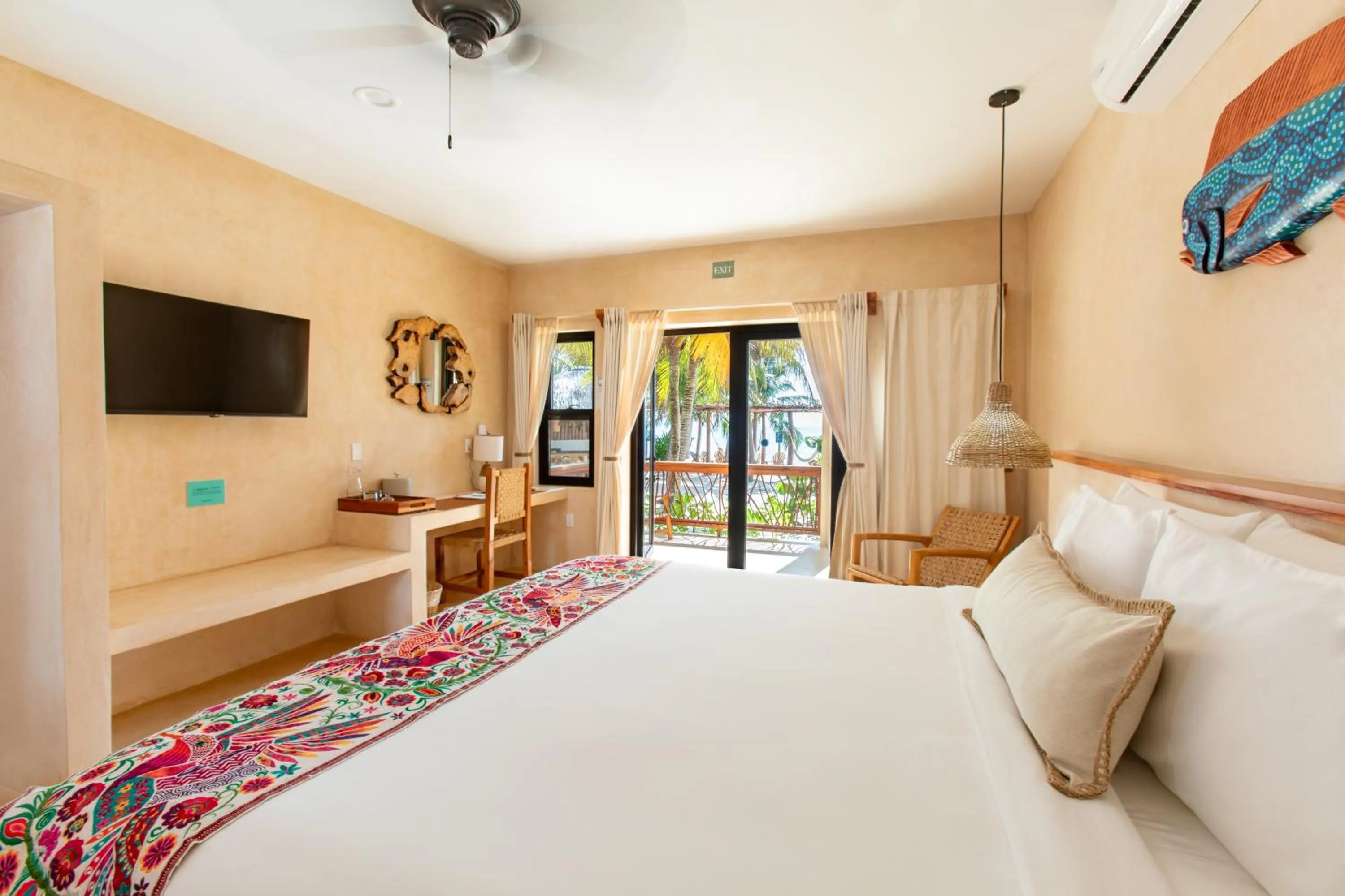 Bed in Kalimera Beach Hotel