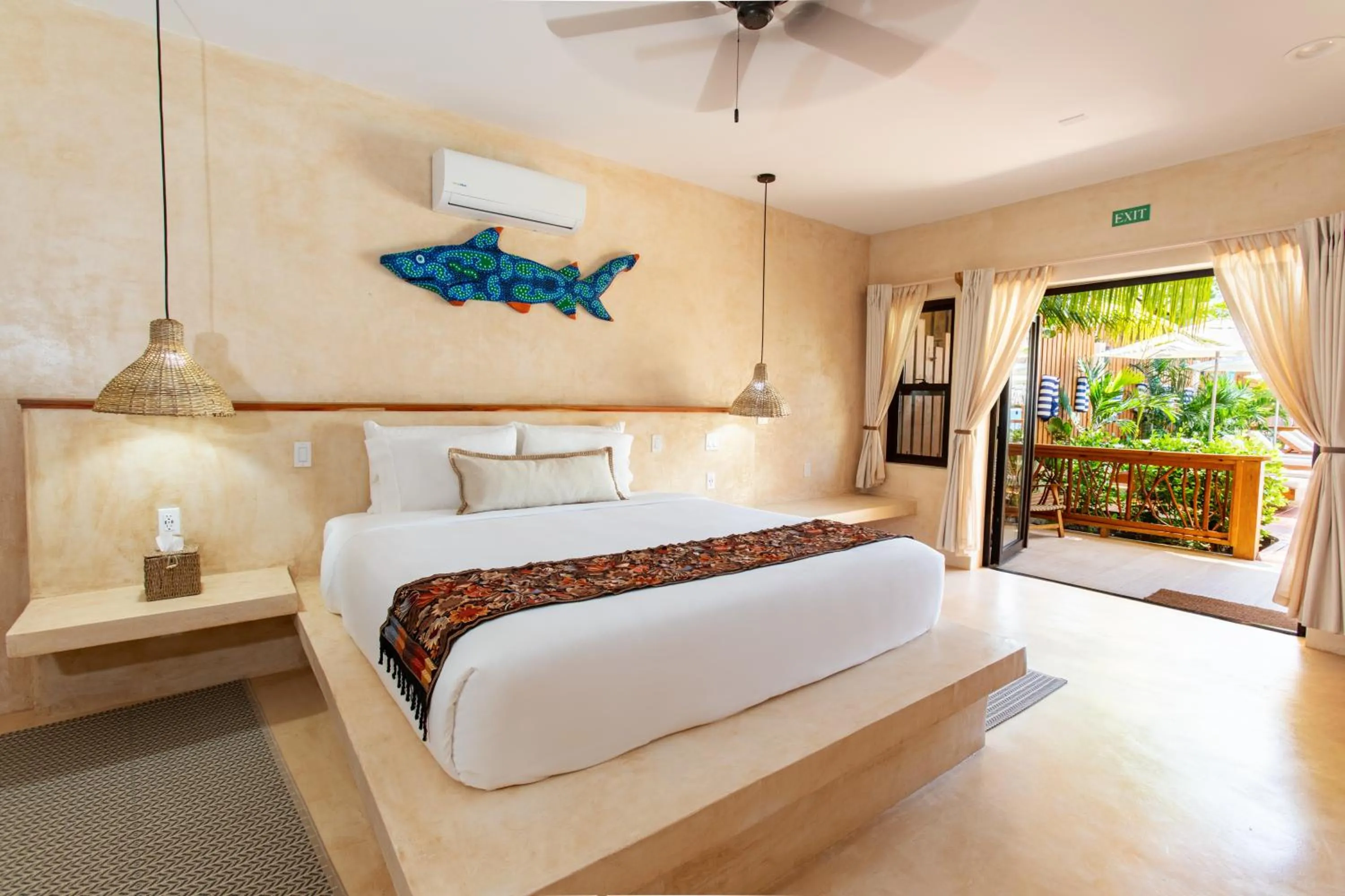 Bed in Kalimera Beach Hotel