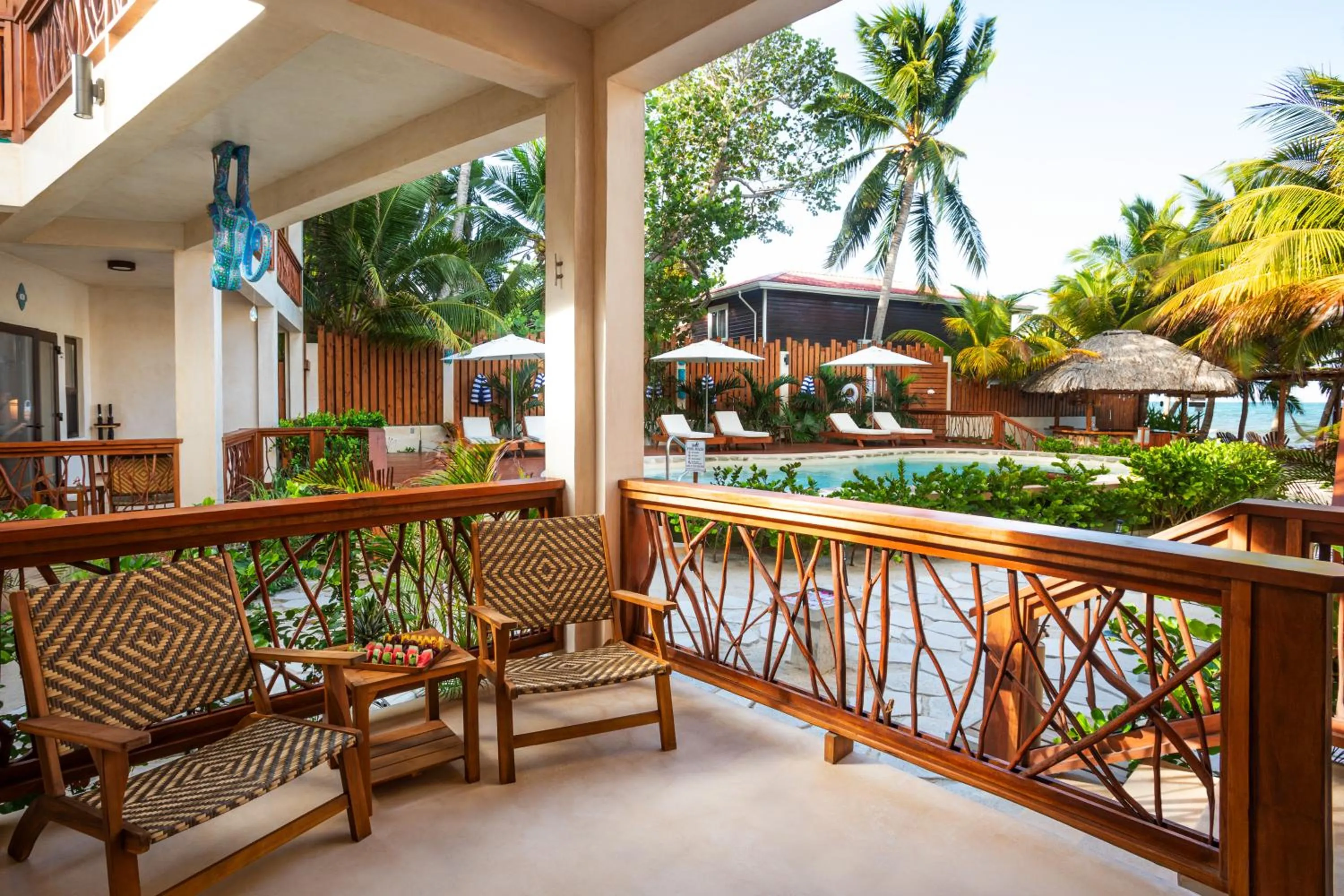 Patio in Kalimera Beach Hotel