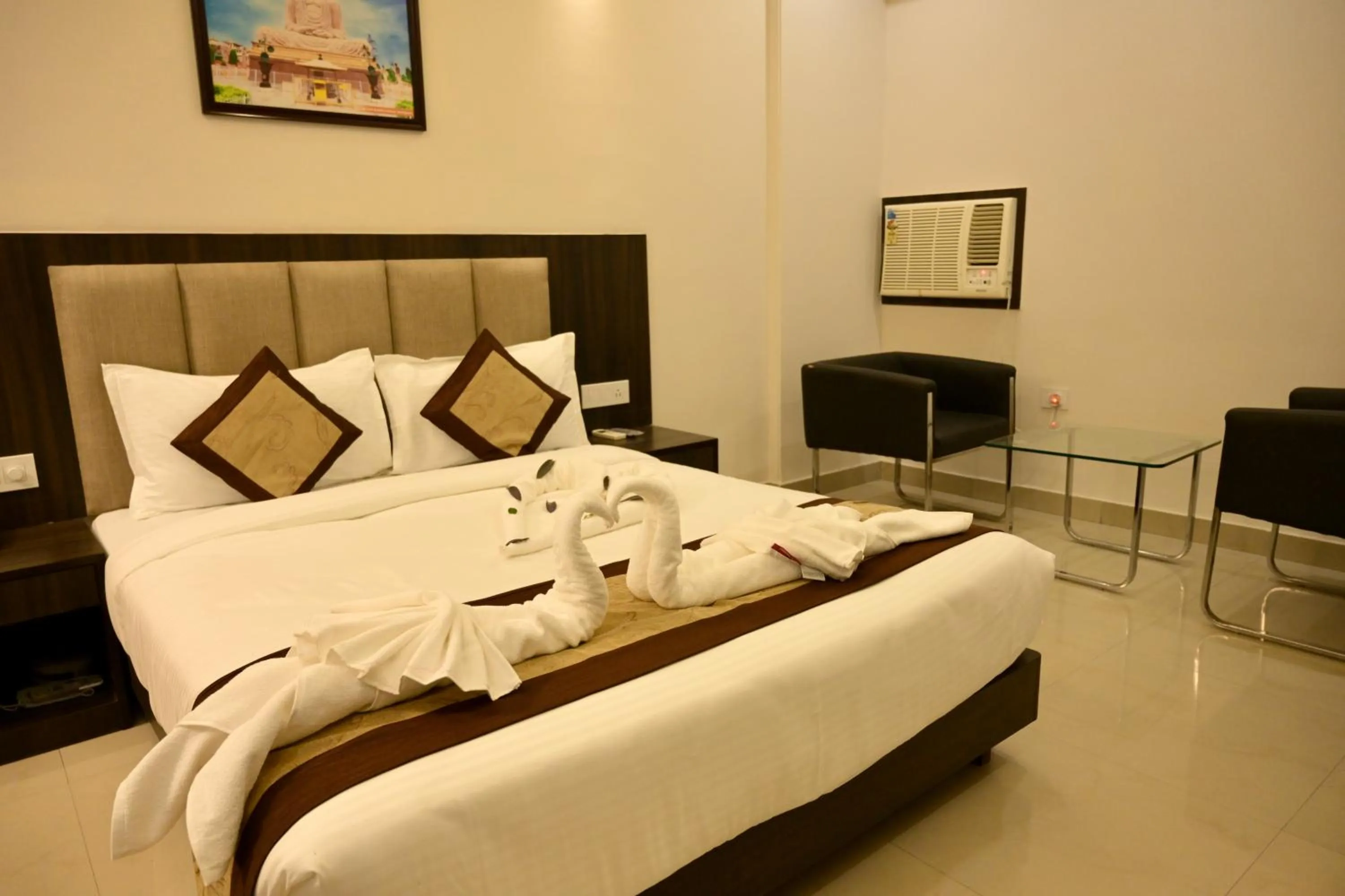 Bed in Hotel President