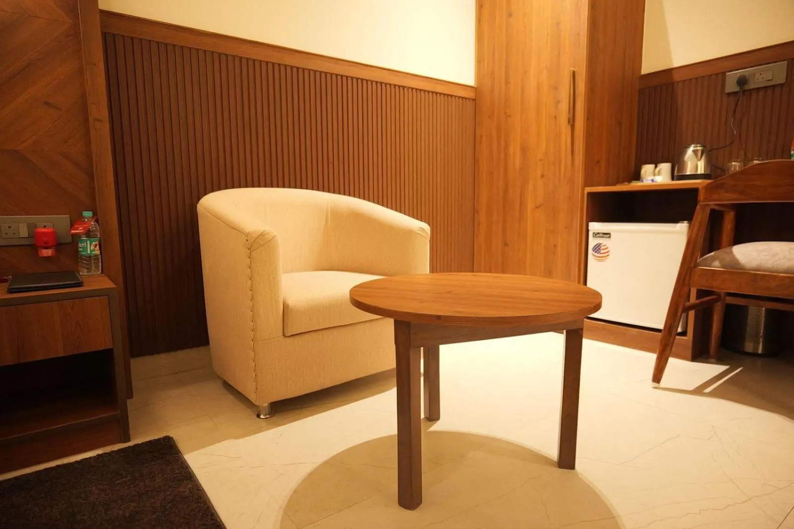 Seating area in Hotel President