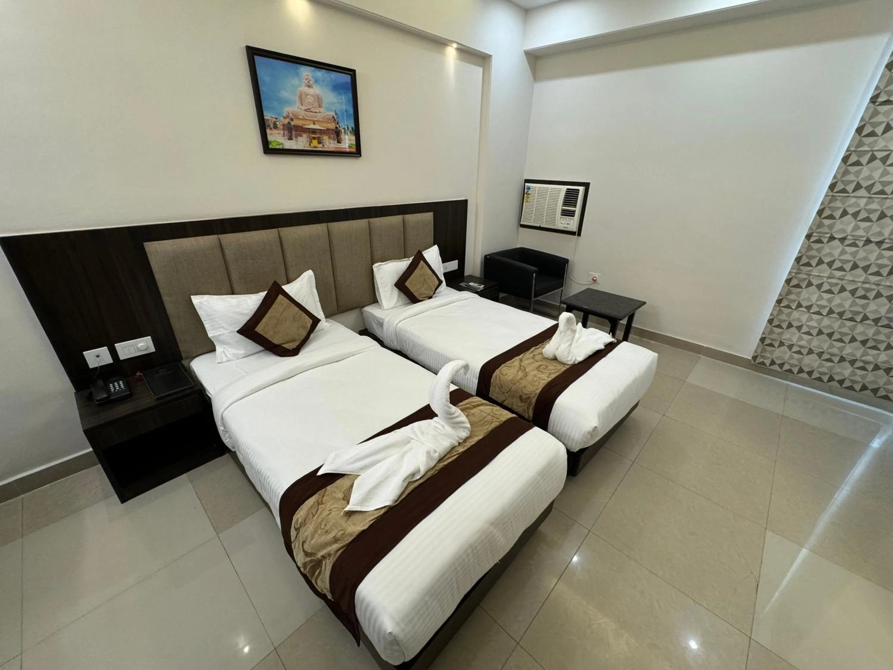 Bed in Hotel President