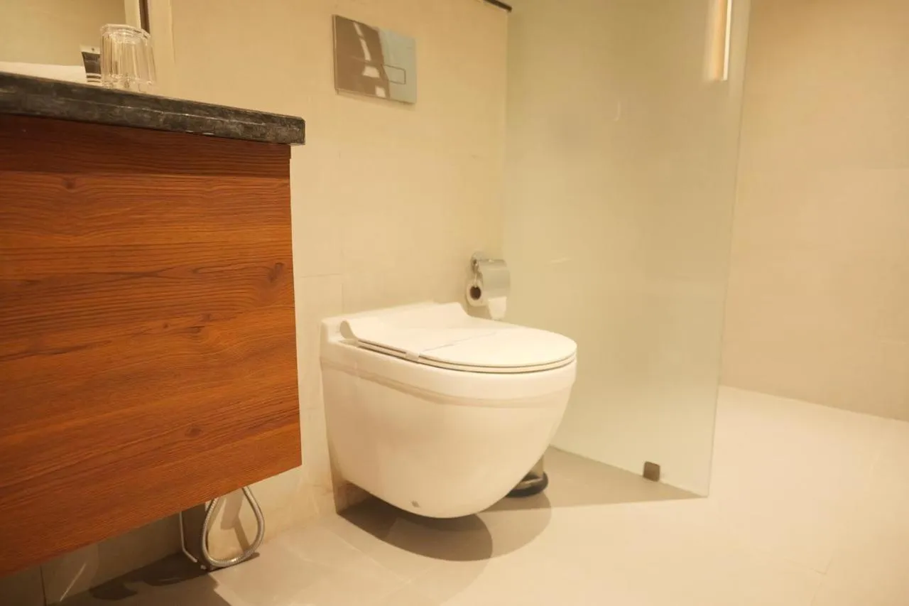 Toilet in Hotel President