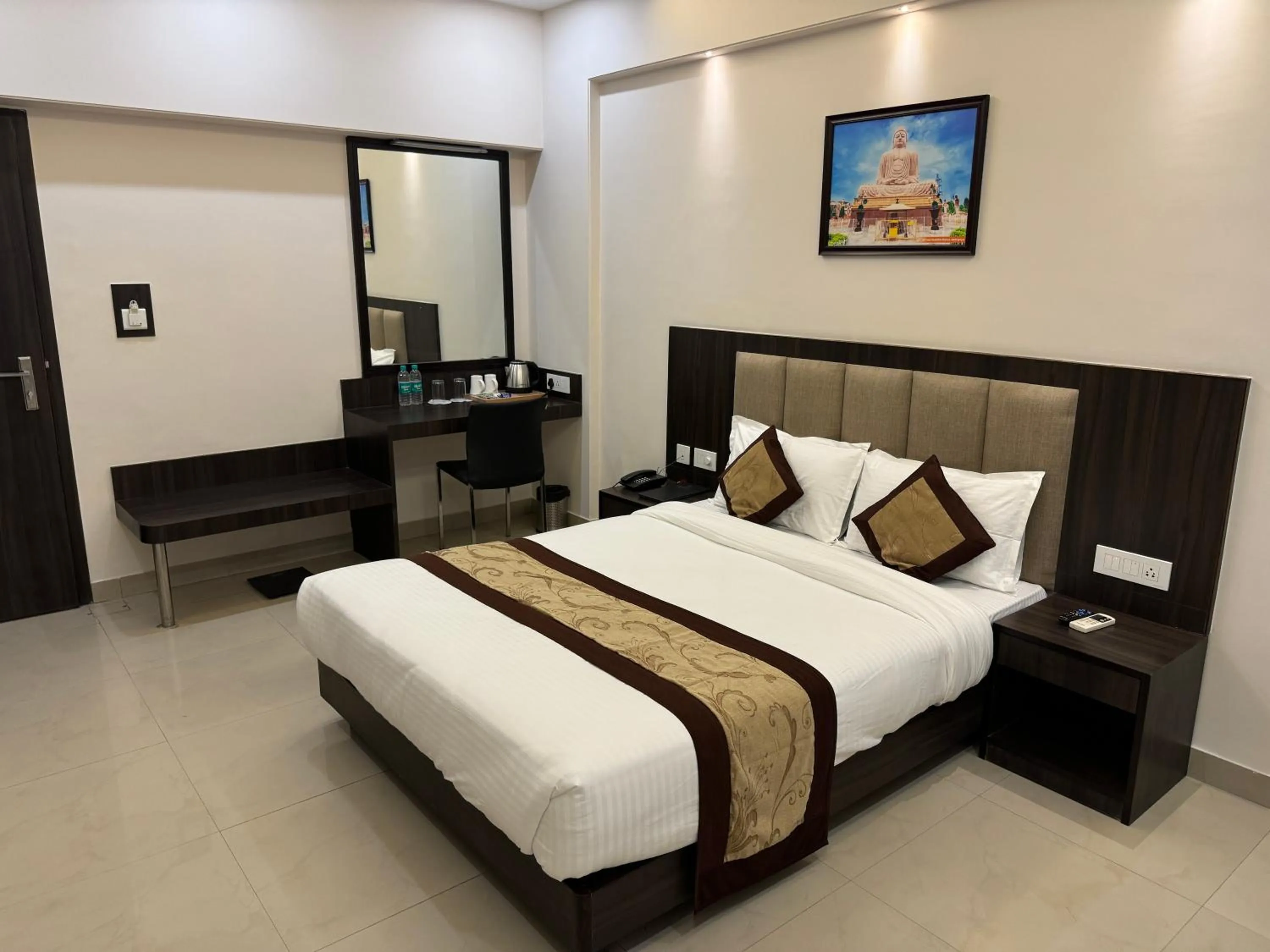 Bed in Hotel President