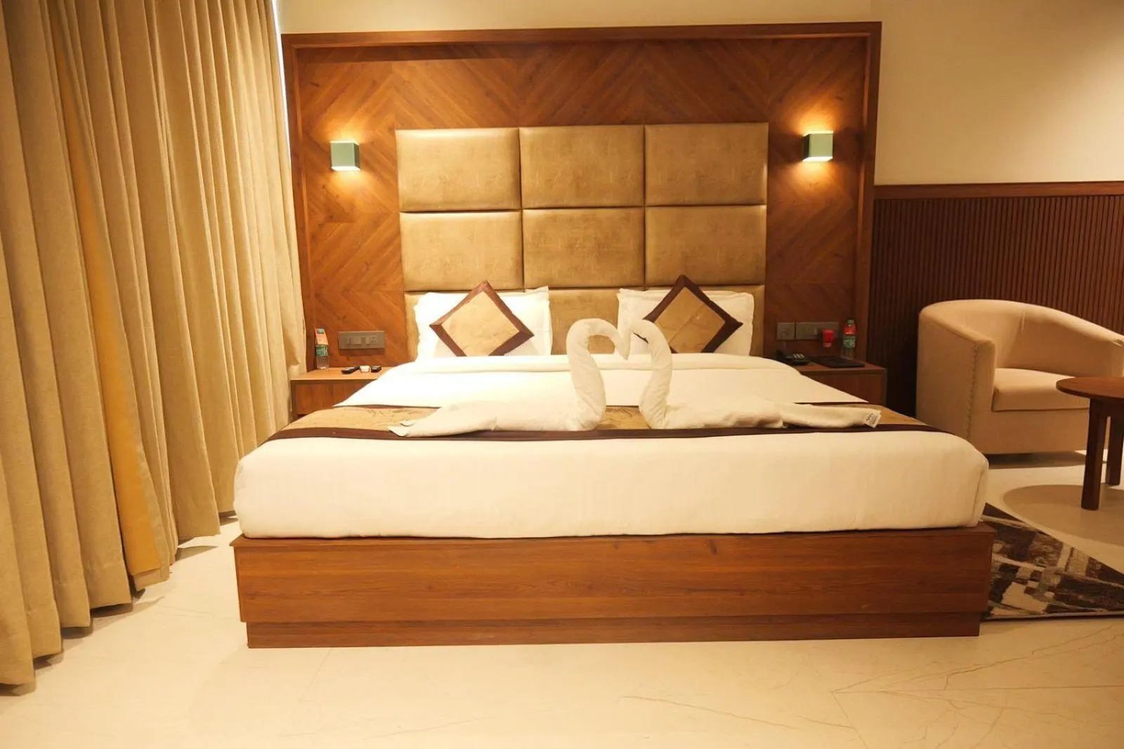 Bed in Hotel President