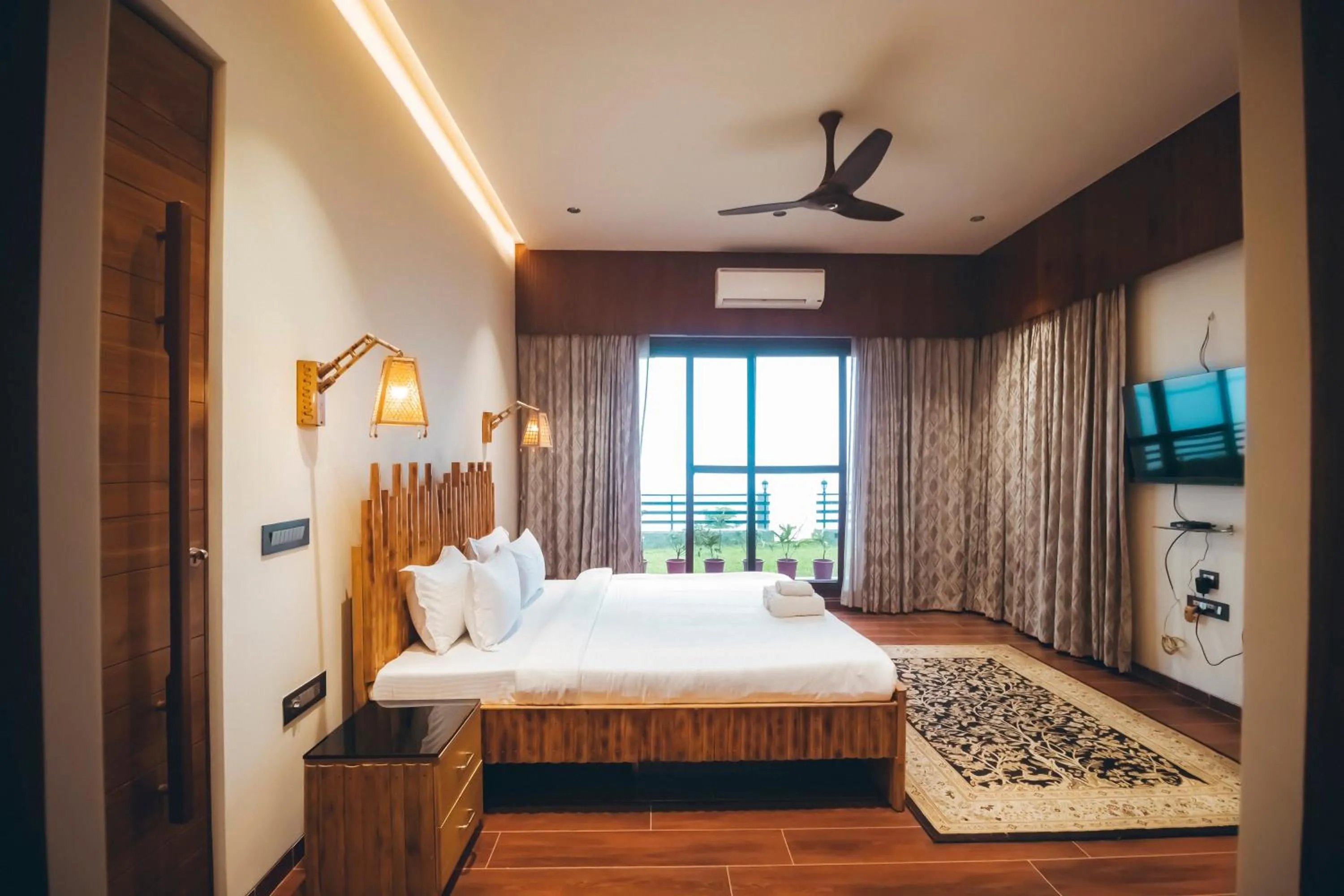 Bed in Red River Bungalow