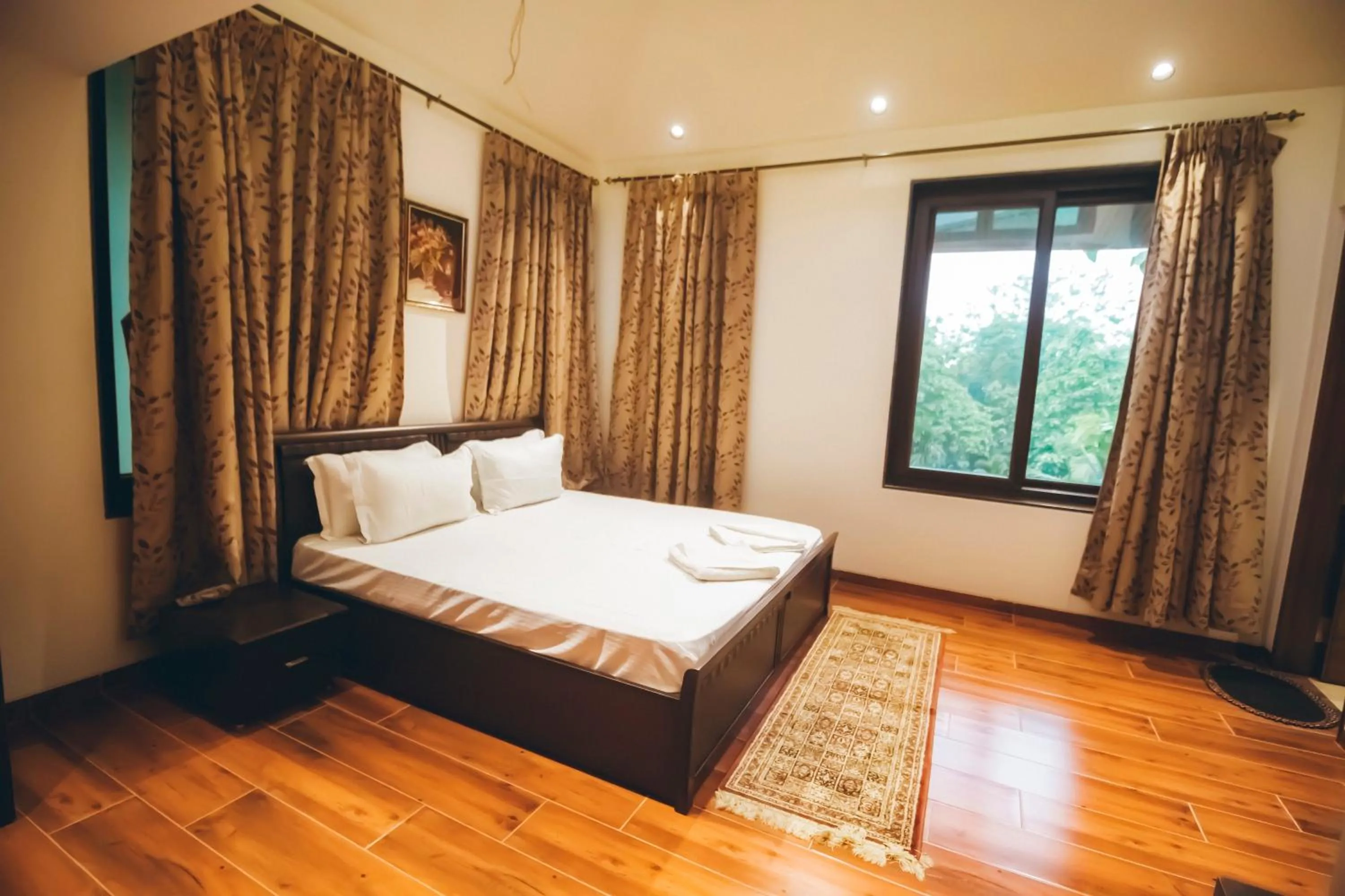 Bed in Red River Bungalow