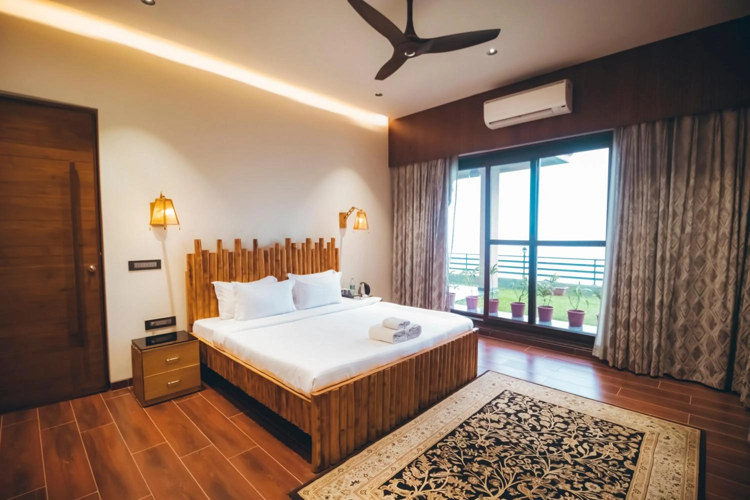 Bed in Red River Bungalow