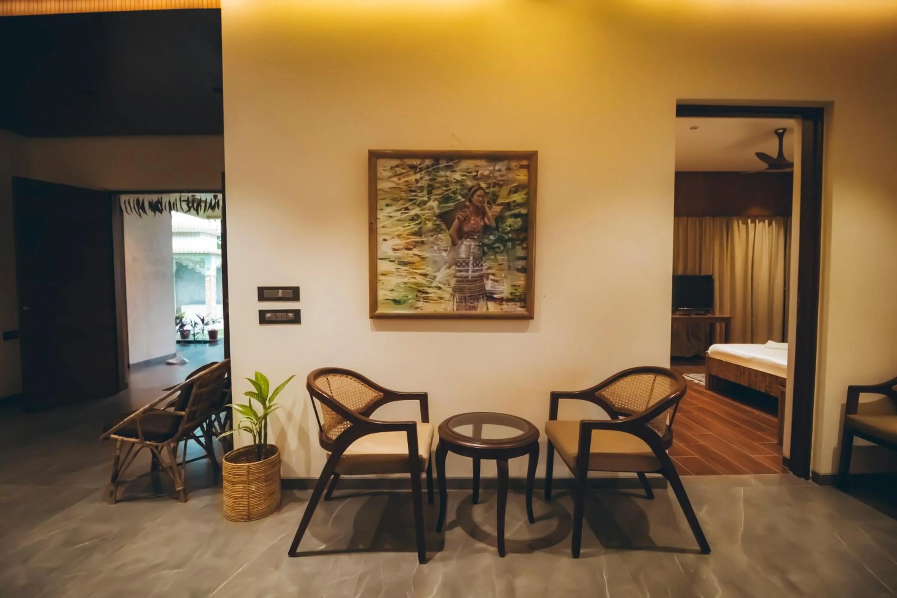 Bed in Red River Bungalow