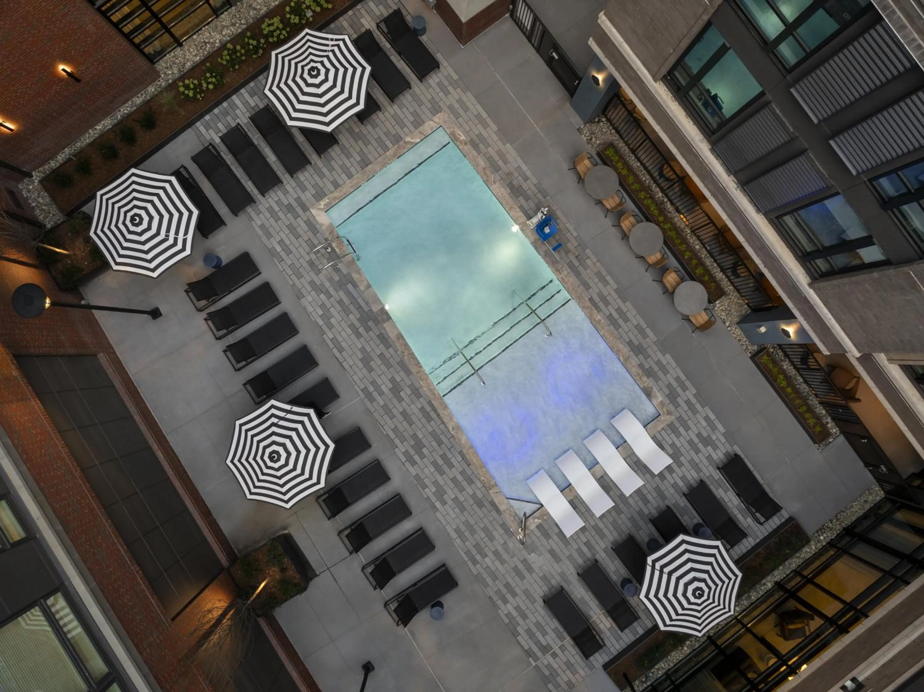 Swimming pool in Hyatt House Raleigh Downtown/Seaboard Station