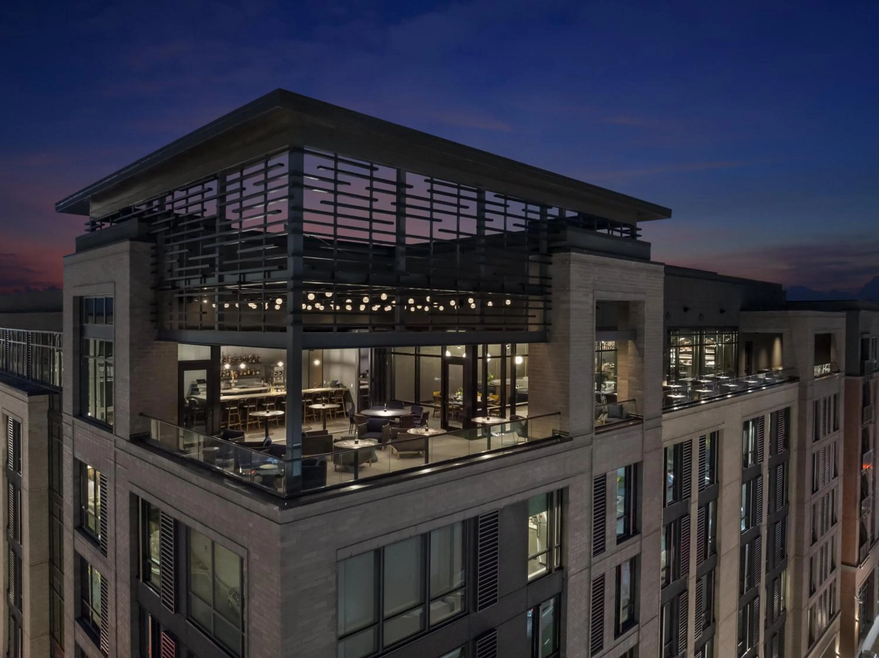 Lounge or bar in Hyatt House Raleigh Downtown/Seaboard Station